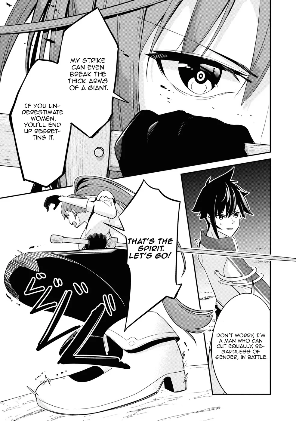 Seikishi ni Natta kedo Danchou no Oppai ga Sugosugite Kokoro ga Kiyomerarenai Chapter 3 - Page 7