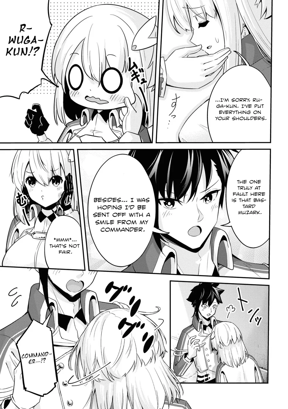 Seikishi ni Natta kedo Danchou no Oppai ga Sugosugite Kokoro ga Kiyomerarenai Chapter 7 - Page 3