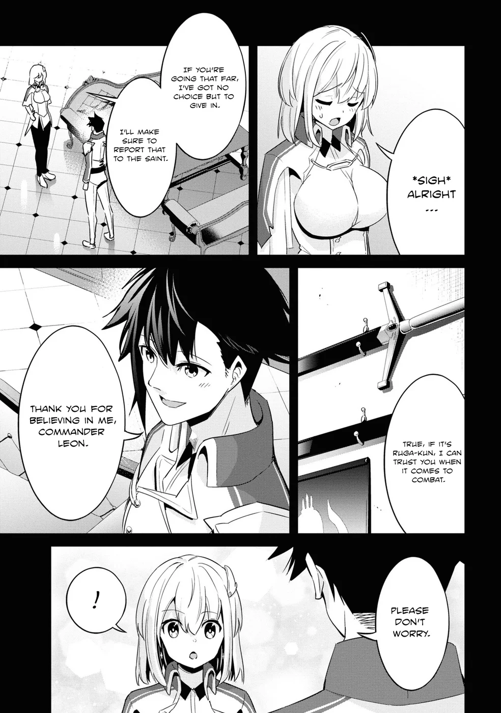 Seikishi ni Natta kedo Danchou no Oppai ga Sugosugite Kokoro ga Kiyomerarenai Chapter 8 - Page 3