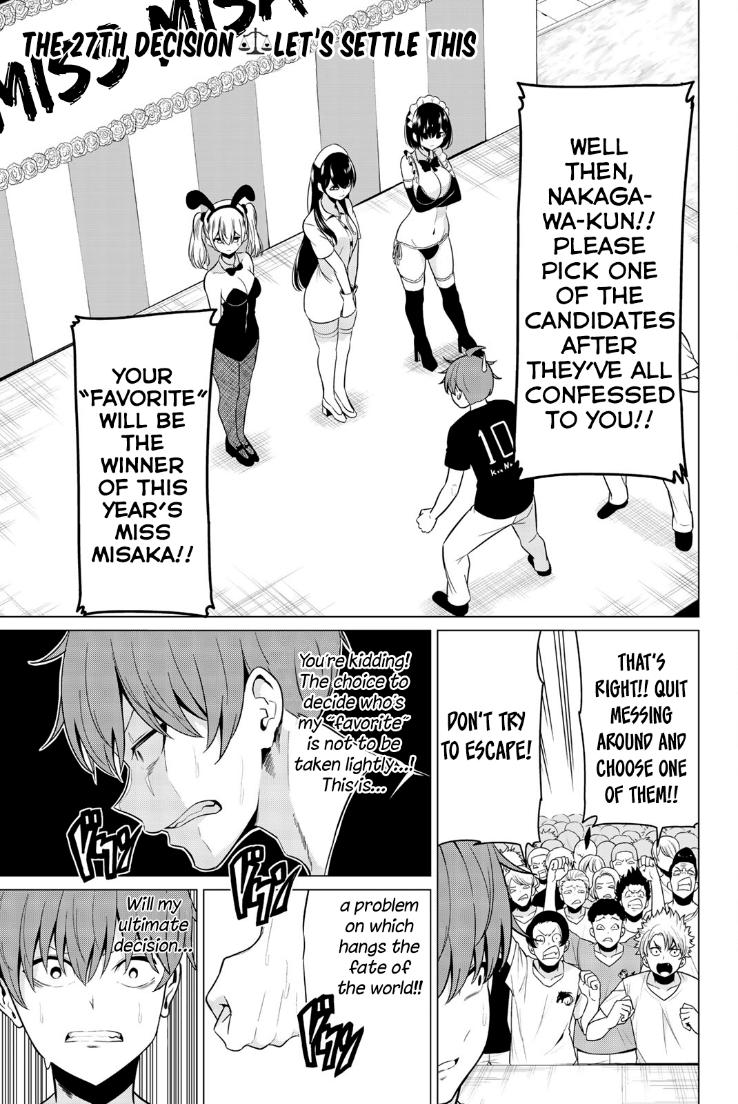 Sekai ka Kanojo ka Erabenai Chapter 27 - Page 2