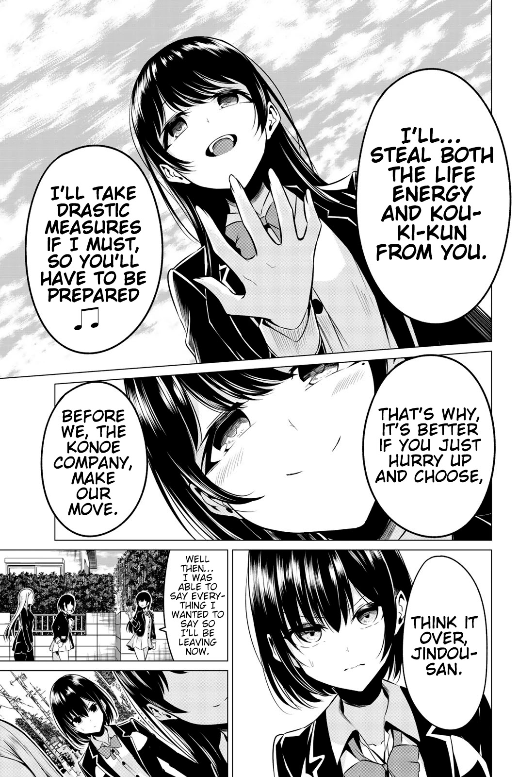 Sekai ka Kanojo ka Erabenai Chapter 31 - Page 34