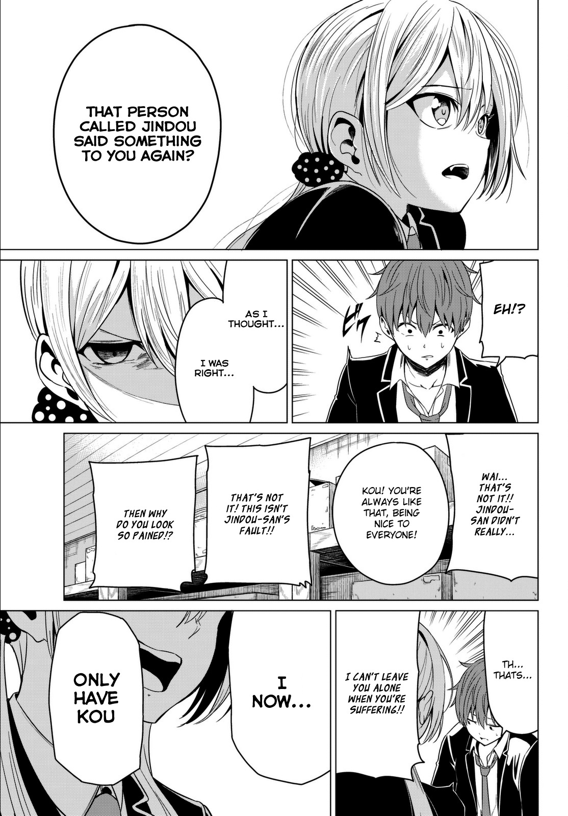 Sekai ka Kanojo ka Erabenai Chapter 5 - Page 32