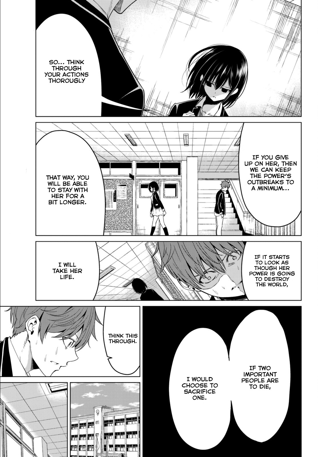 Sekai ka Kanojo ka Erabenai Chapter 5 - Page 8