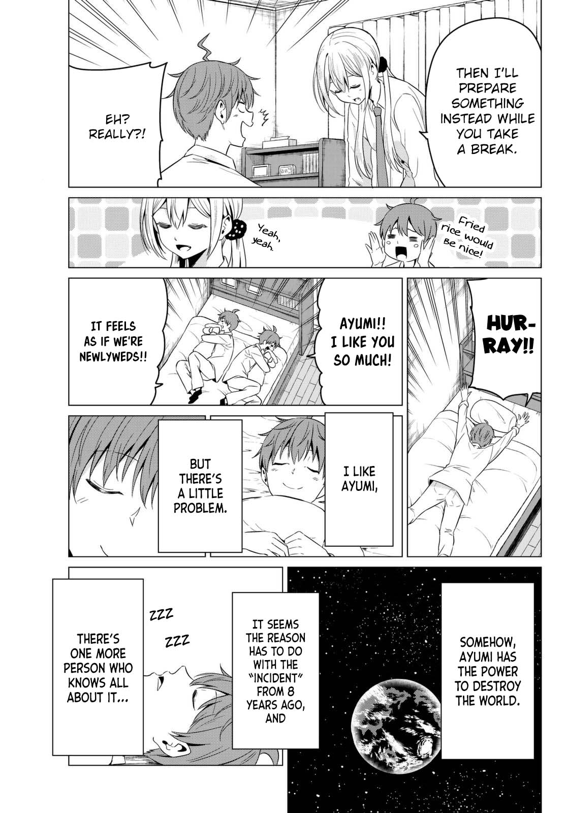 Sekai ka Kanojo ka Erabenai Chapter 6.5 - Page 3