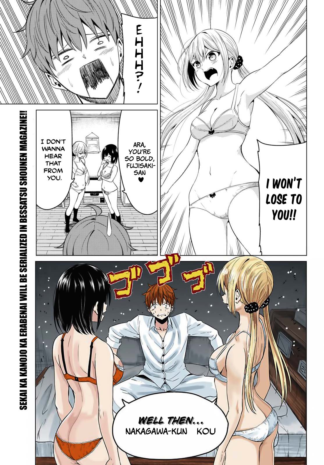 Sekai ka Kanojo ka Erabenai Chapter 6.5 - Page 9