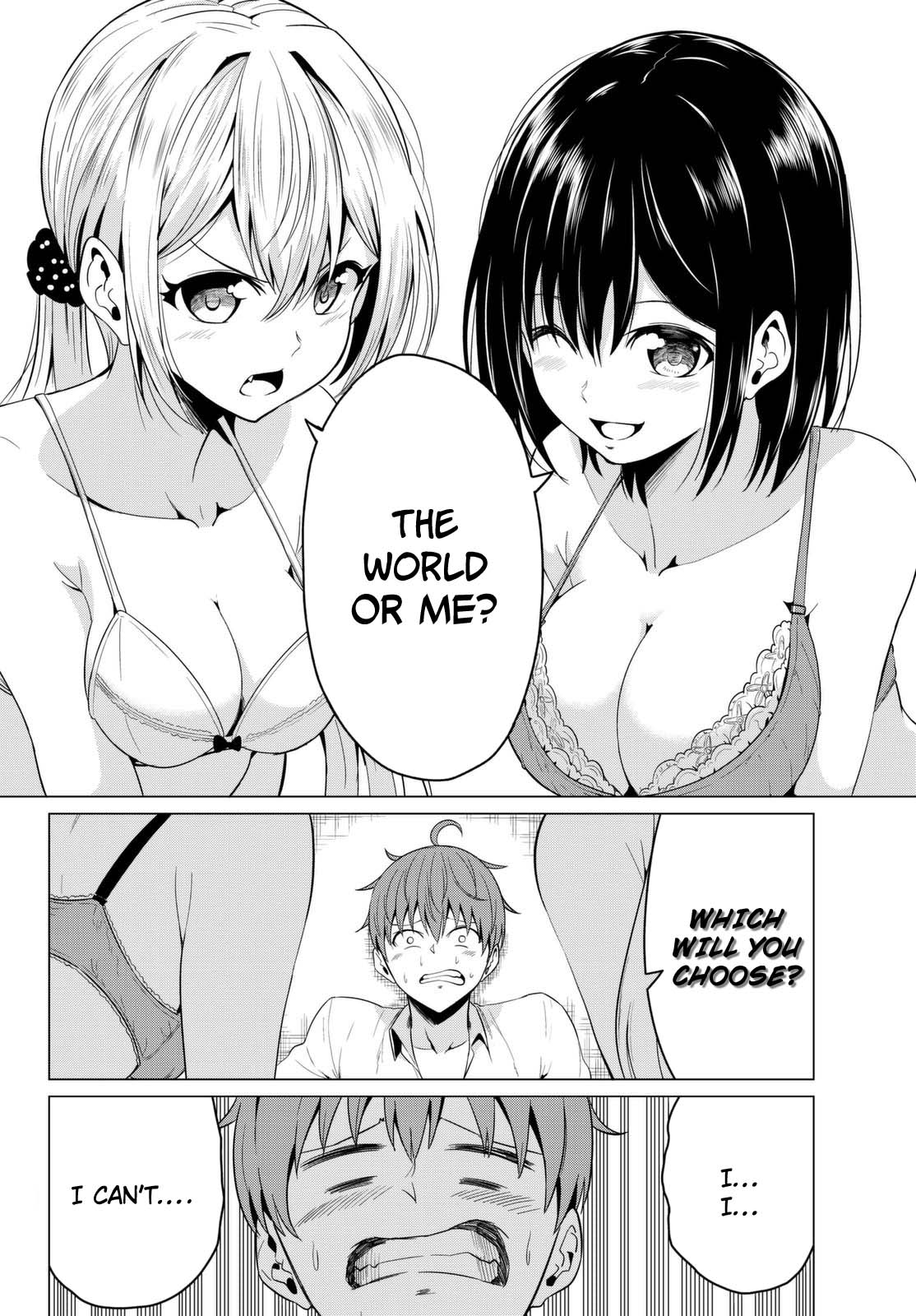 Sekai ka Kanojo ka Erabenai Chapter 6.5 - Page 10