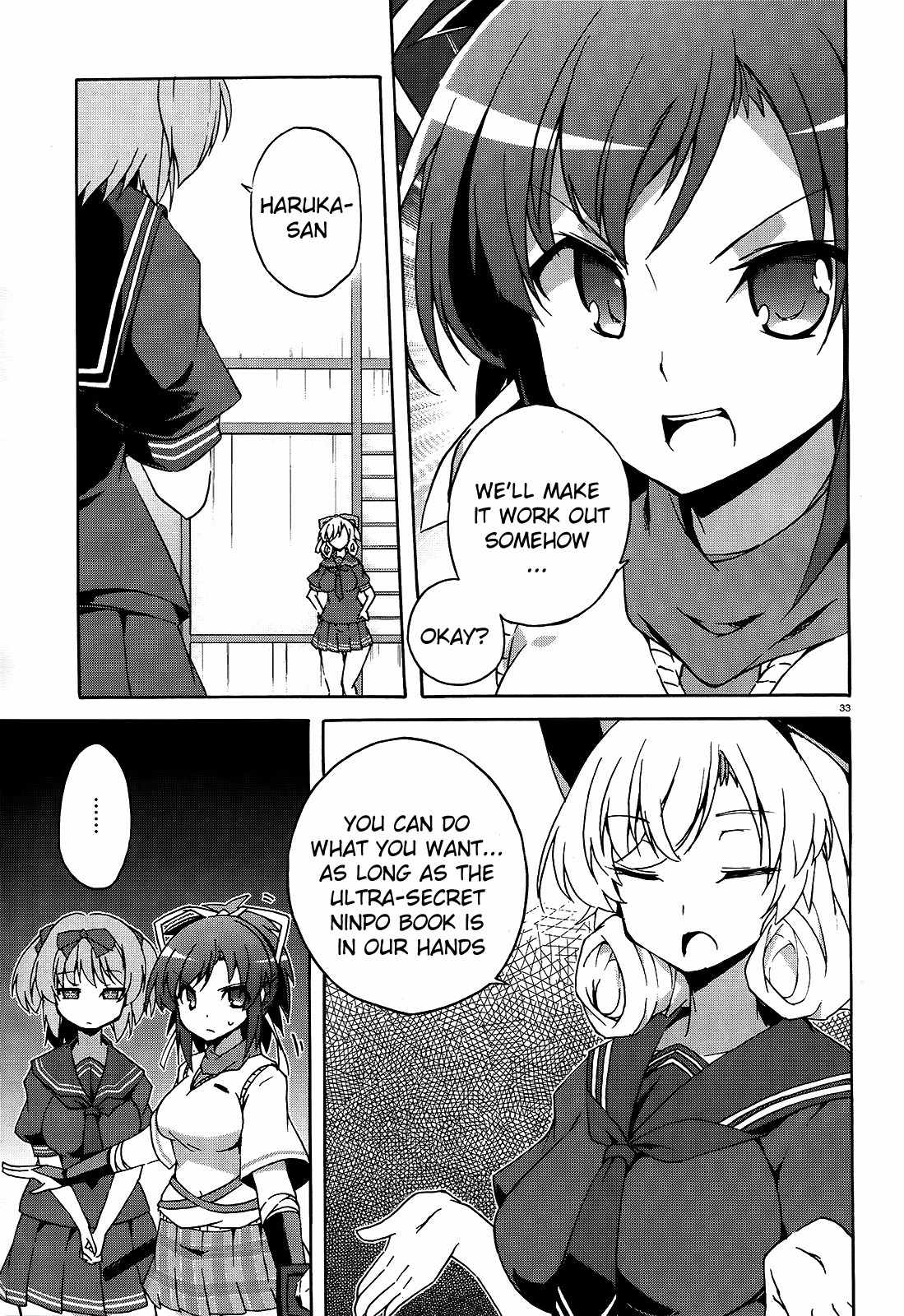 Senran Kagura – Shoujotachi no Shinei Chapter 13 - Page 32