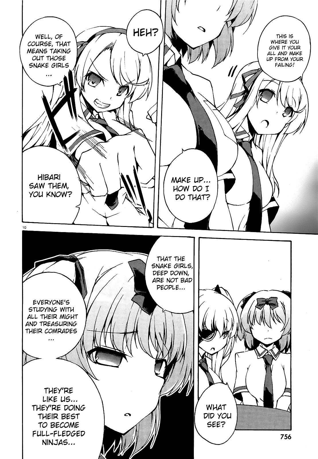 Senran Kagura – Shoujotachi no Shinei Chapter 14 - Page 10