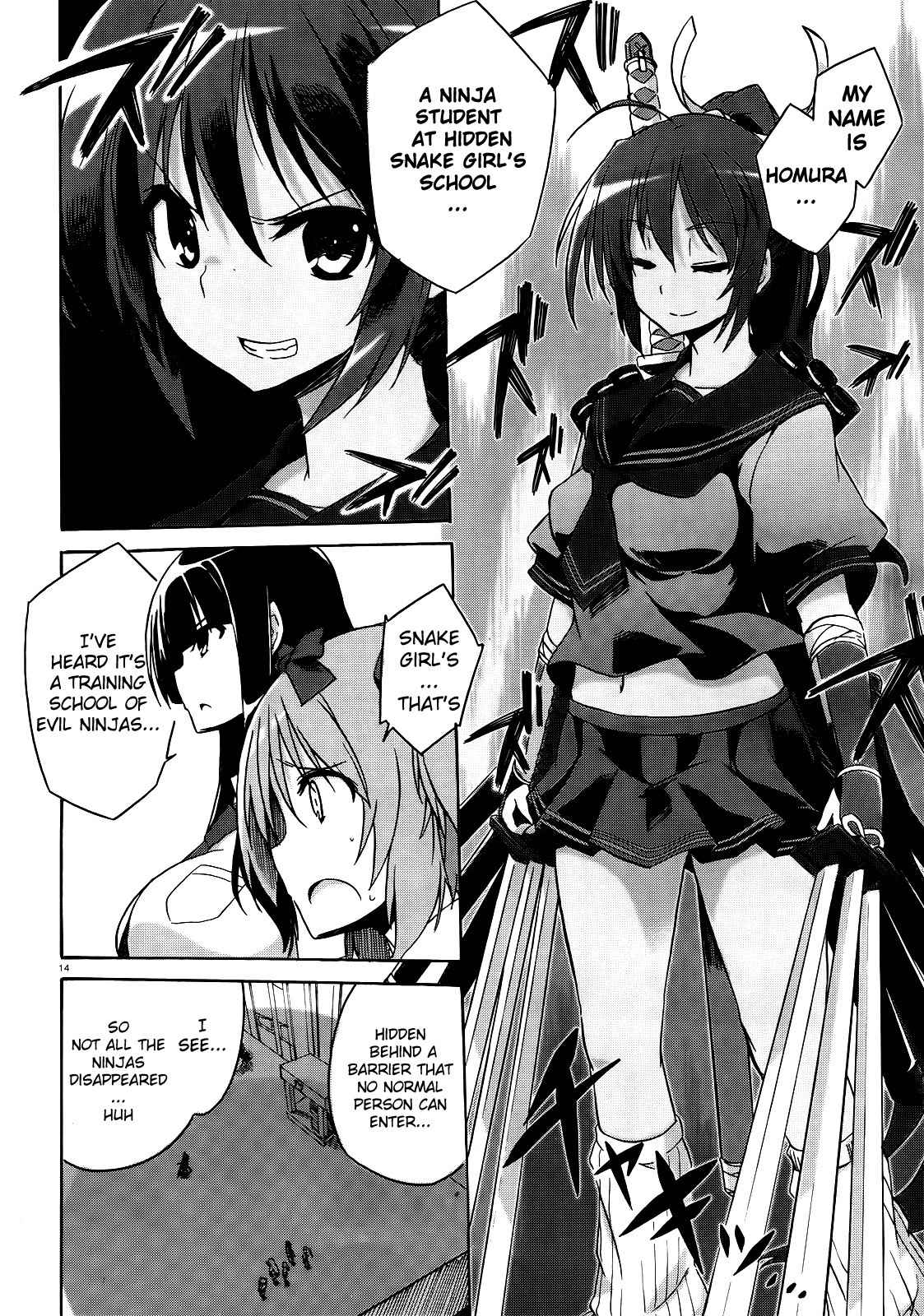 Senran Kagura – Shoujotachi no Shinei Chapter 2 - Page 14