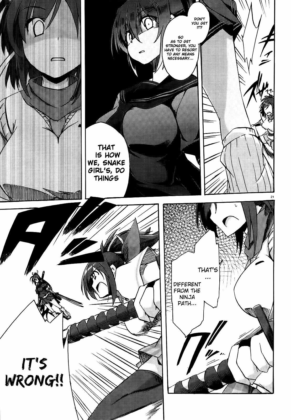 Senran Kagura – Shoujotachi no Shinei Chapter 2 - Page 21