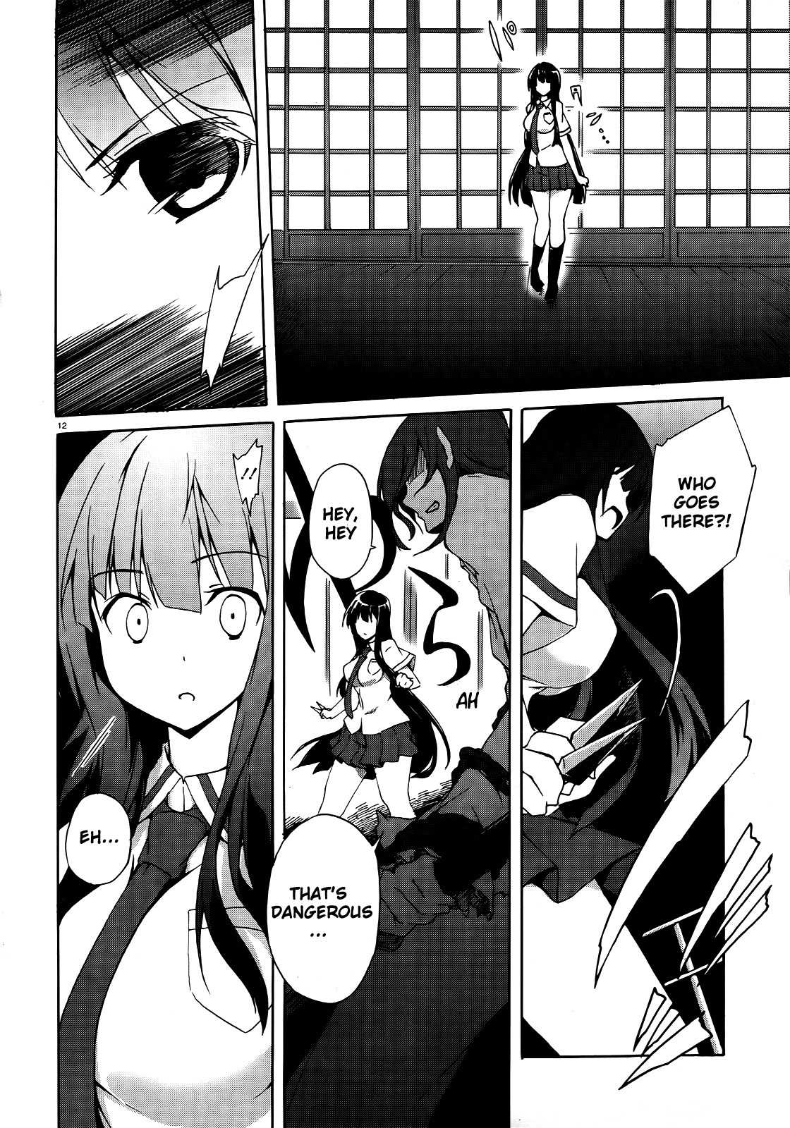 Senran Kagura – Shoujotachi no Shinei Chapter 4 - Page 12