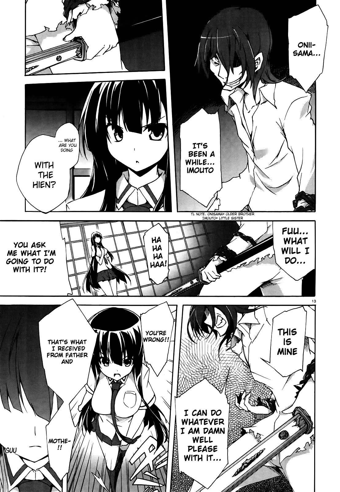 Senran Kagura – Shoujotachi no Shinei Chapter 4 - Page 13