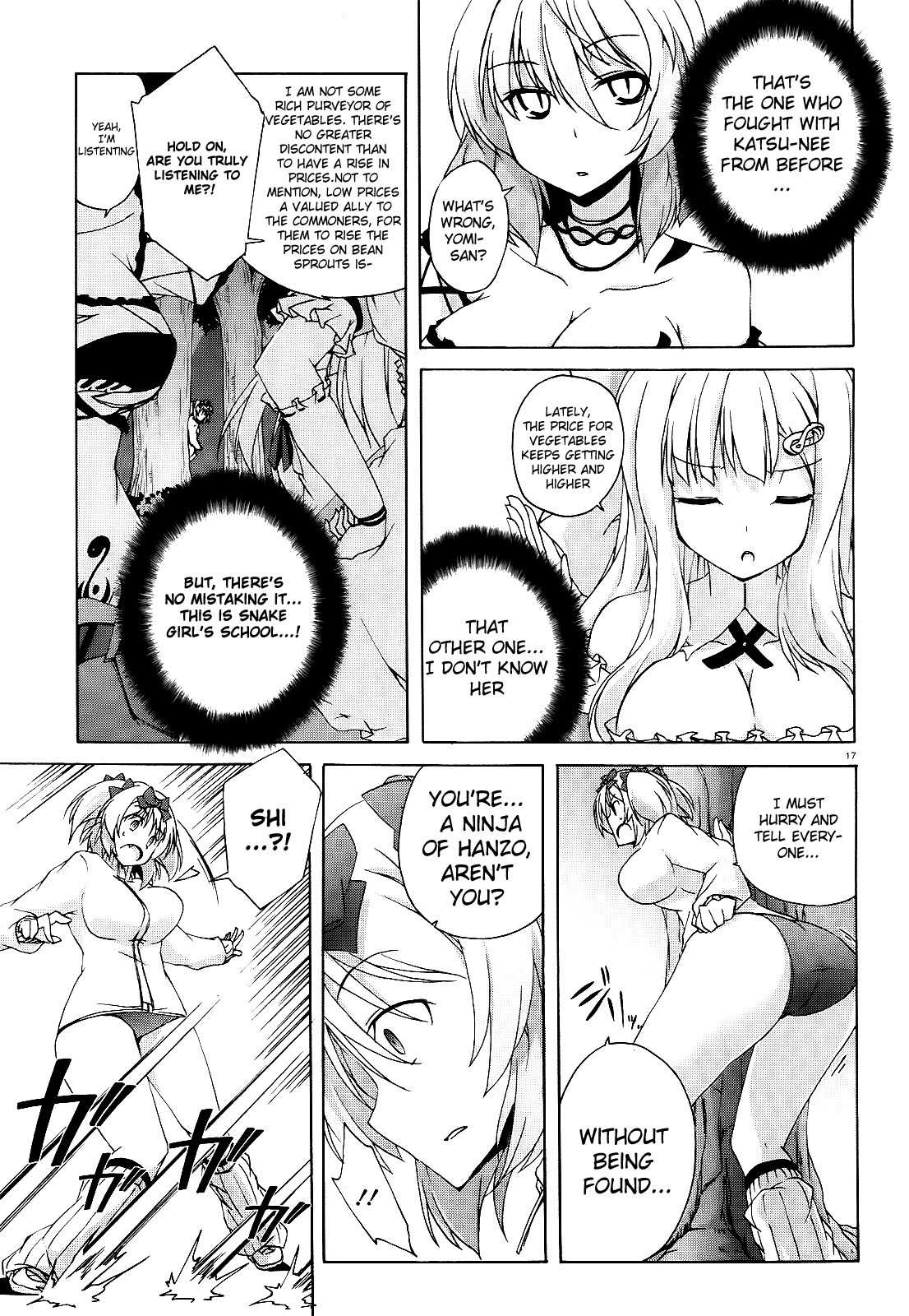 Senran Kagura – Shoujotachi no Shinei Chapter 6 - Page 17
