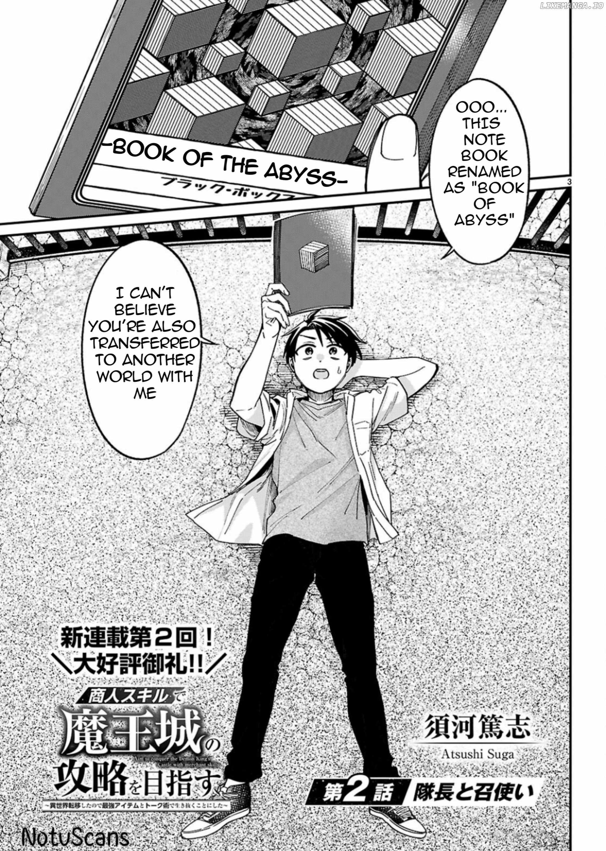 Shounin Skill de Maoujou no Kouryaku wo Mezasu ~Isekai Tenishita no de Saikyou Item to Tookujutsu de Ikinuku to ni shita~ Chapter 2 - Page 4