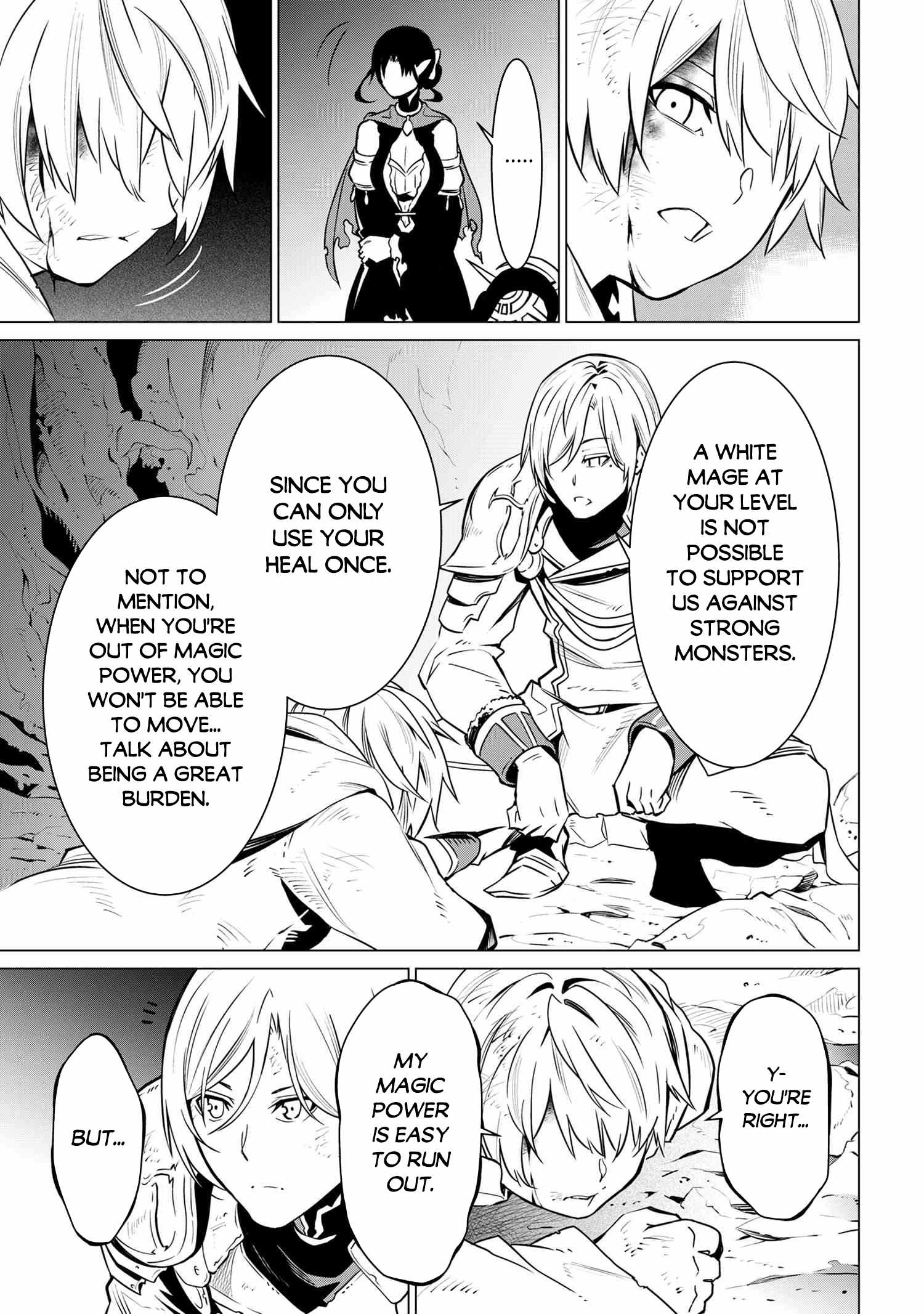 SSS-Rank Dungeon de Knife Ippon Tewatasare Tsuihou Sareta Shiro Madoushi: Yggdrasil no Noroi ni Yori Jakuten de Aru Maryoku Fusoku o Kokufukushi Sekai Saikyou e to Itaru Chapter 1 - Page 30