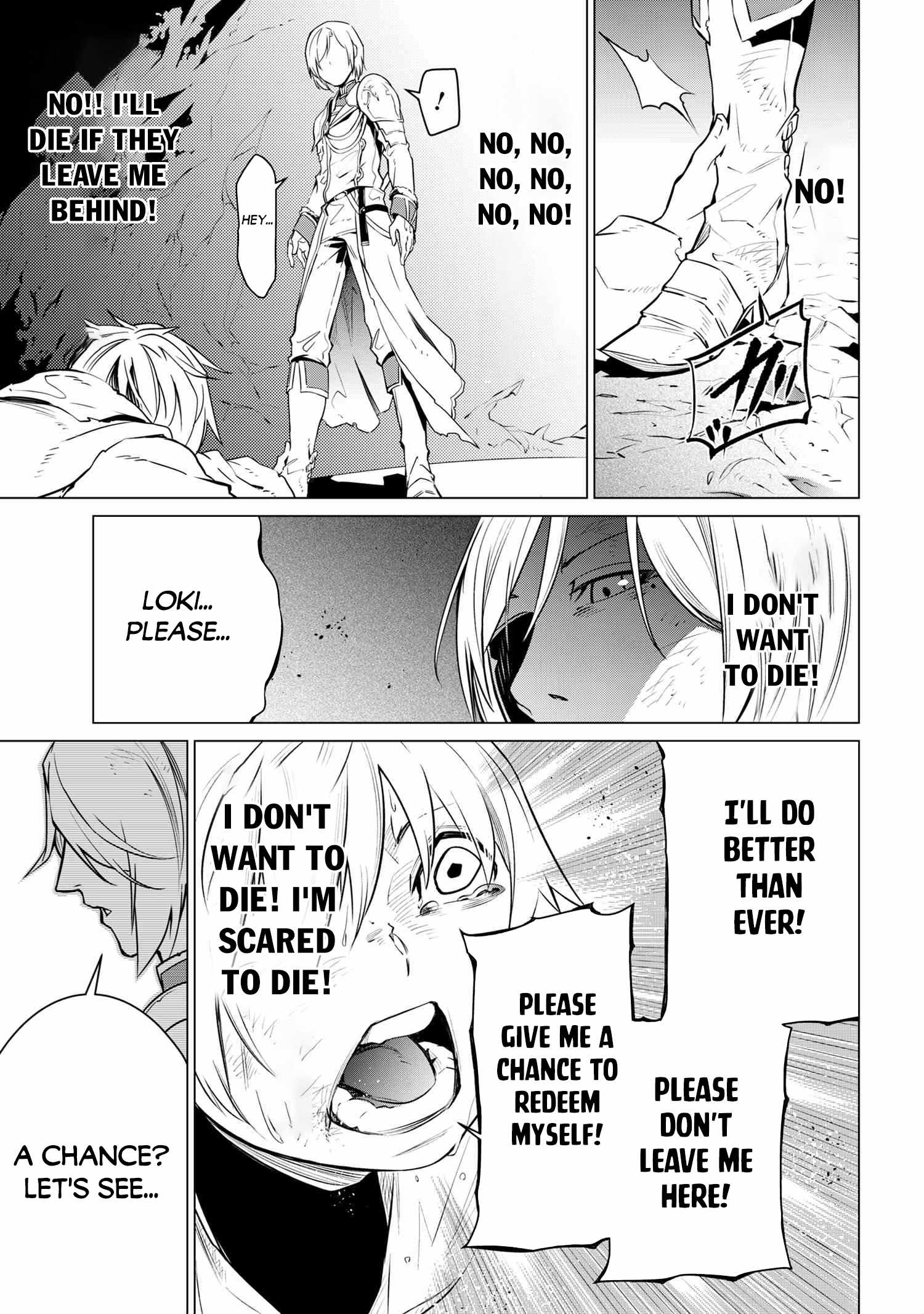 SSS-Rank Dungeon de Knife Ippon Tewatasare Tsuihou Sareta Shiro Madoushi: Yggdrasil no Noroi ni Yori Jakuten de Aru Maryoku Fusoku o Kokufukushi Sekai Saikyou e to Itaru Chapter 1 - Page 38