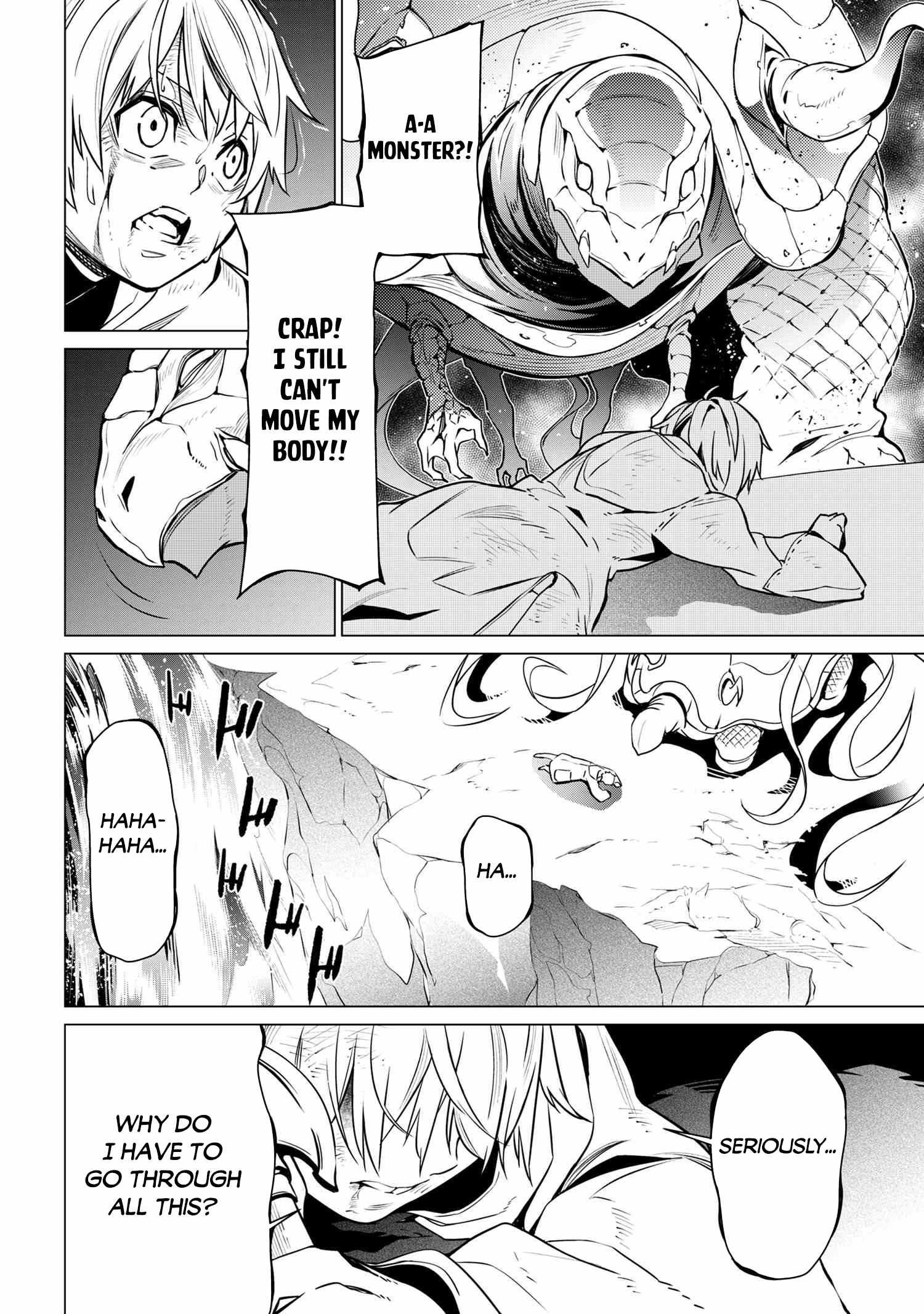 SSS-Rank Dungeon de Knife Ippon Tewatasare Tsuihou Sareta Shiro Madoushi: Yggdrasil no Noroi ni Yori Jakuten de Aru Maryoku Fusoku o Kokufukushi Sekai Saikyou e to Itaru Chapter 1 - Page 47