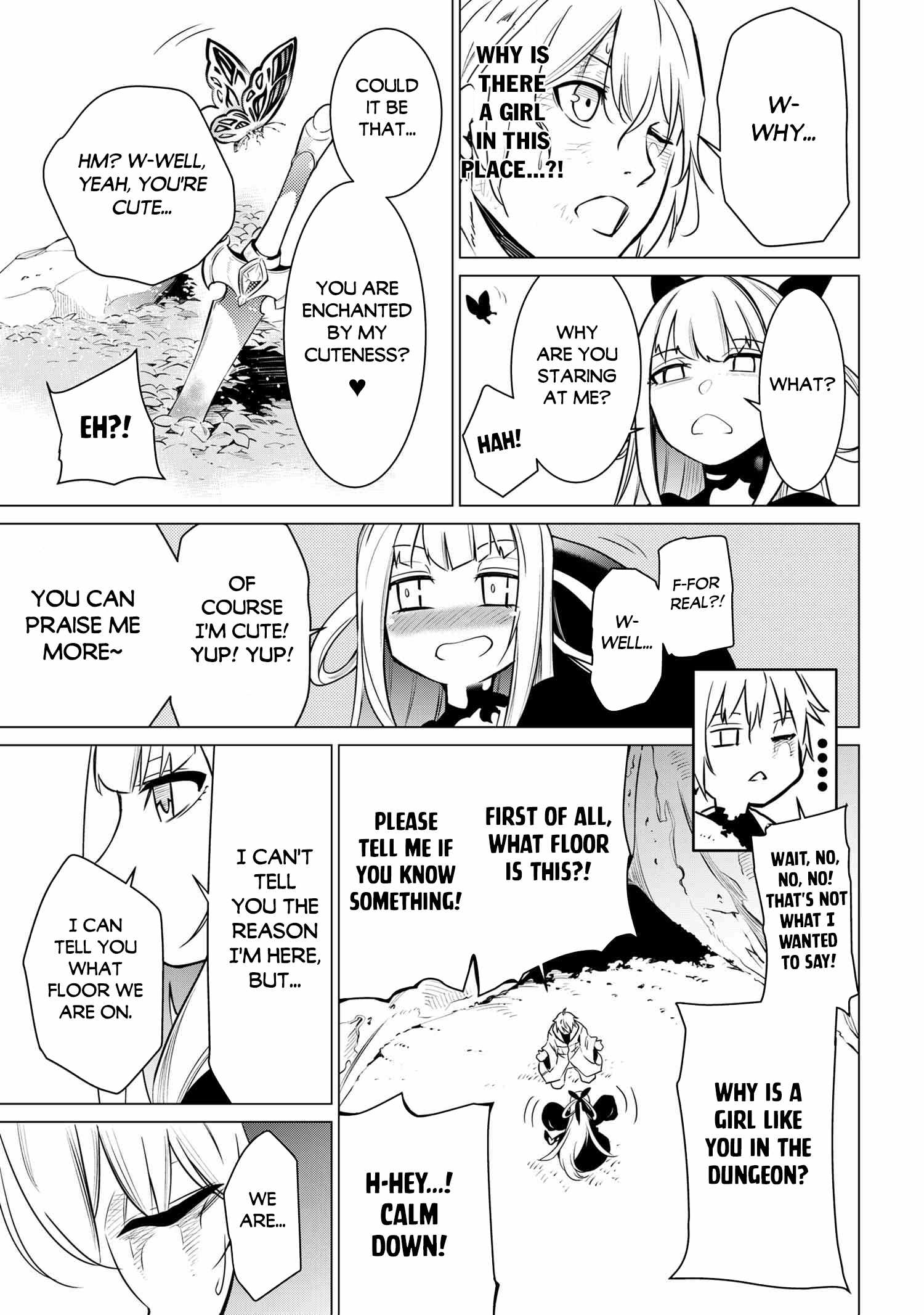 SSS-Rank Dungeon de Knife Ippon Tewatasare Tsuihou Sareta Shiro Madoushi: Yggdrasil no Noroi ni Yori Jakuten de Aru Maryoku Fusoku o Kokufukushi Sekai Saikyou e to Itaru Chapter 1 - Page 52