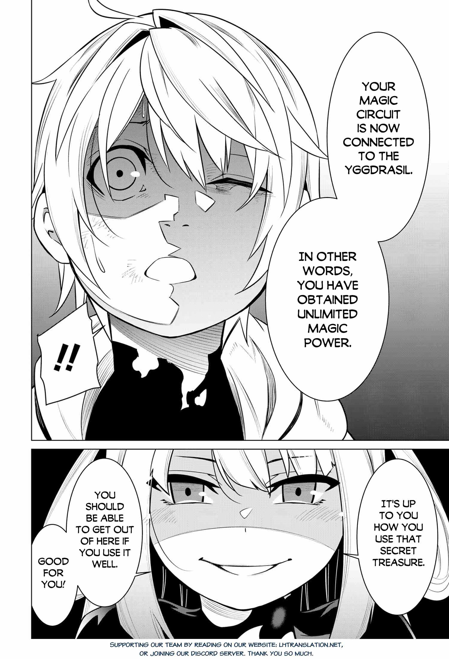 SSS-Rank Dungeon de Knife Ippon Tewatasare Tsuihou Sareta Shiro Madoushi: Yggdrasil no Noroi ni Yori Jakuten de Aru Maryoku Fusoku o Kokufukushi Sekai Saikyou e to Itaru Chapter 1 - Page 56