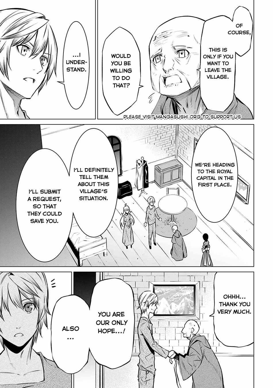 SSS-Rank Dungeon de Knife Ippon Tewatasare Tsuihou Sareta Shiro Madoushi: Yggdrasil no Noroi ni Yori Jakuten de Aru Maryoku Fusoku o Kokufukushi Sekai Saikyou e to Itaru Chapter 10.1 - Page 16