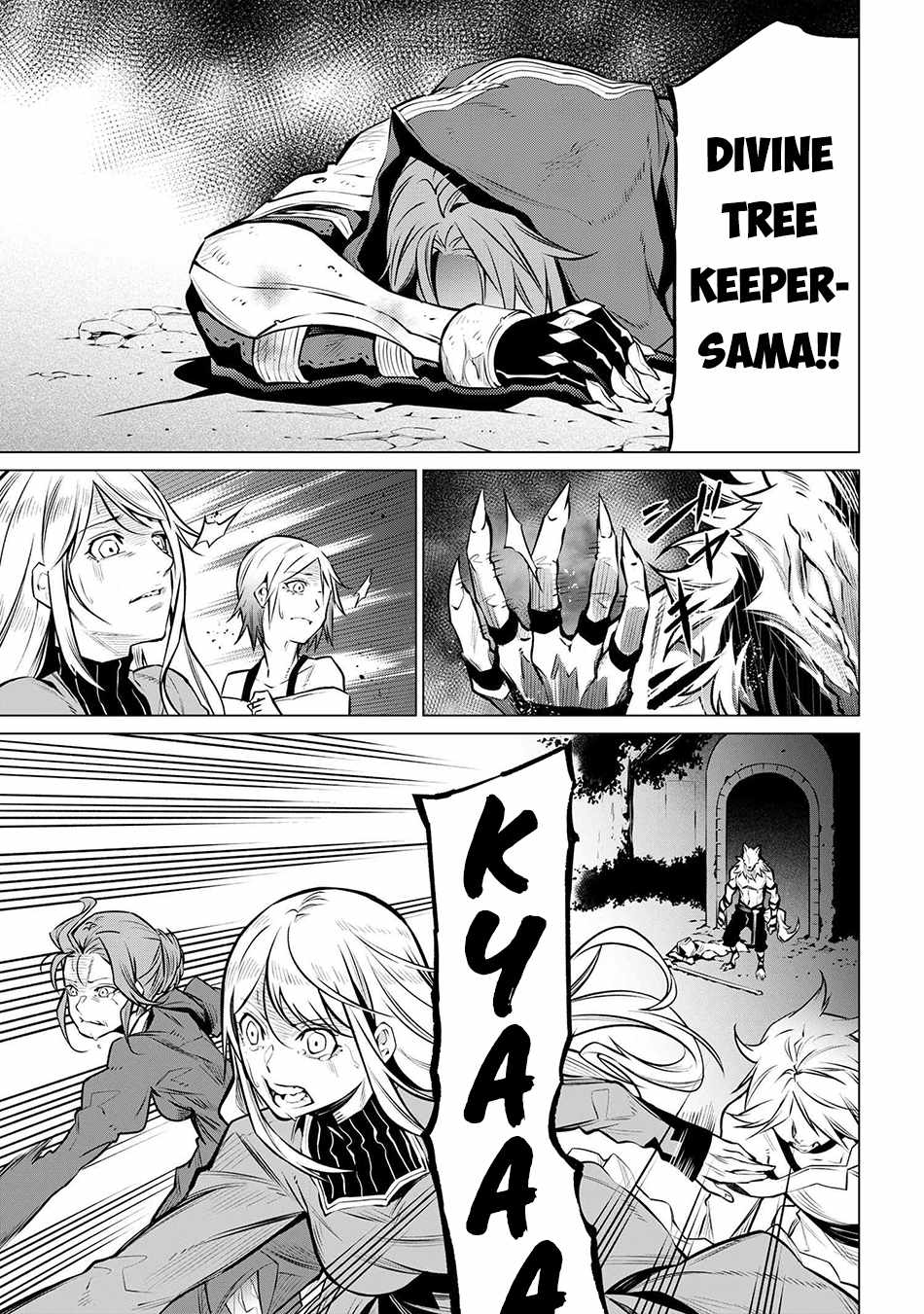 SSS-Rank Dungeon de Knife Ippon Tewatasare Tsuihou Sareta Shiro Madoushi: Yggdrasil no Noroi ni Yori Jakuten de Aru Maryoku Fusoku o Kokufukushi Sekai Saikyou e to Itaru Chapter 10.2 - Page 13