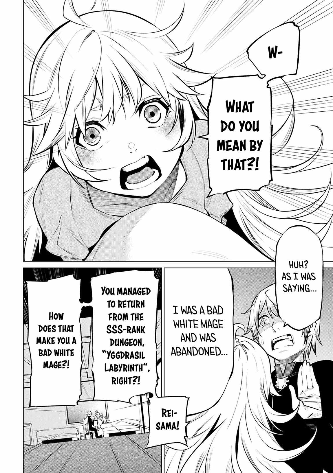 SSS-Rank Dungeon de Knife Ippon Tewatasare Tsuihou Sareta Shiro Madoushi: Yggdrasil no Noroi ni Yori Jakuten de Aru Maryoku Fusoku o Kokufukushi Sekai Saikyou e to Itaru Chapter 17.1 - Page 13