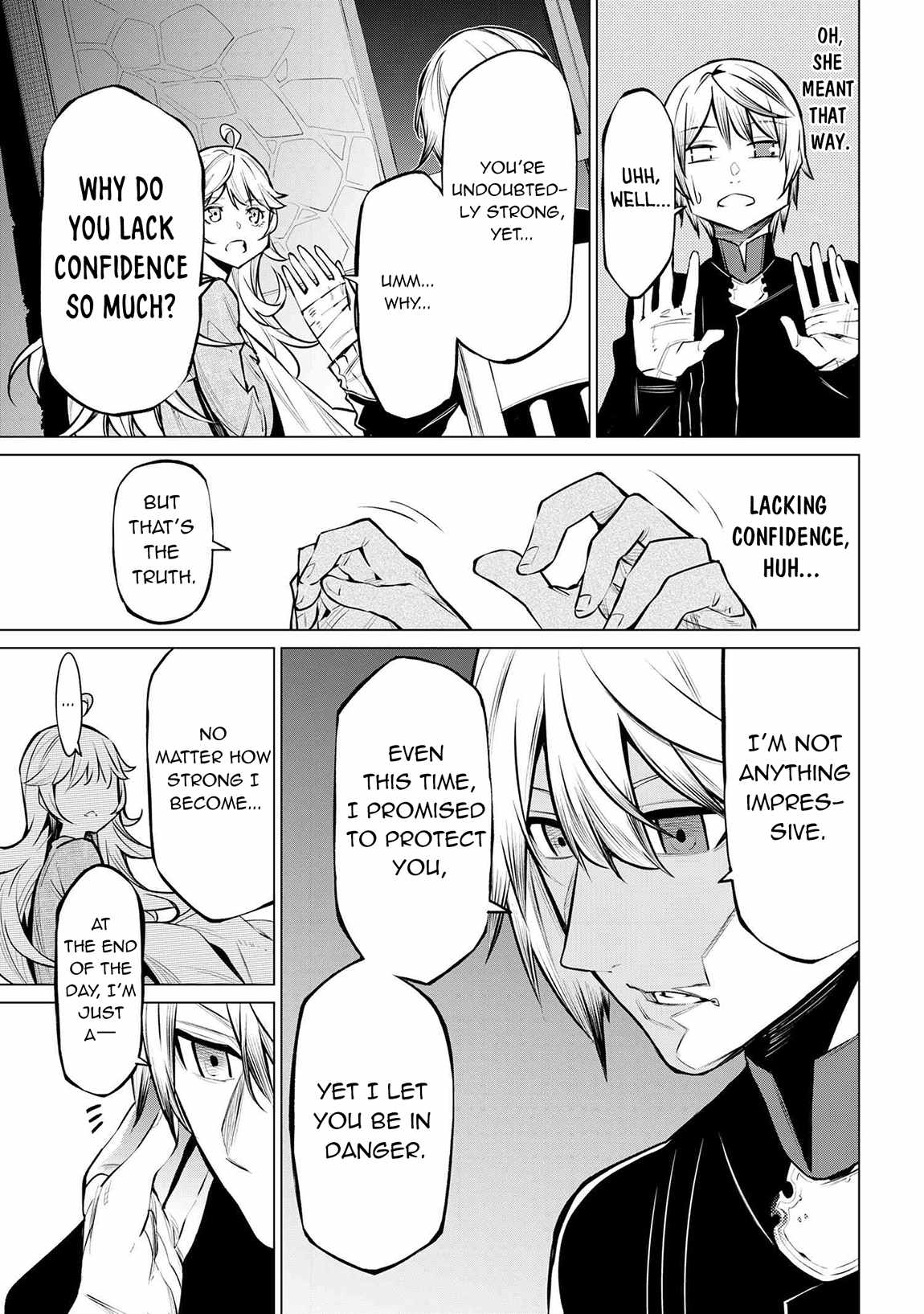 SSS-Rank Dungeon de Knife Ippon Tewatasare Tsuihou Sareta Shiro Madoushi: Yggdrasil no Noroi ni Yori Jakuten de Aru Maryoku Fusoku o Kokufukushi Sekai Saikyou e to Itaru Chapter 17.1 - Page 14