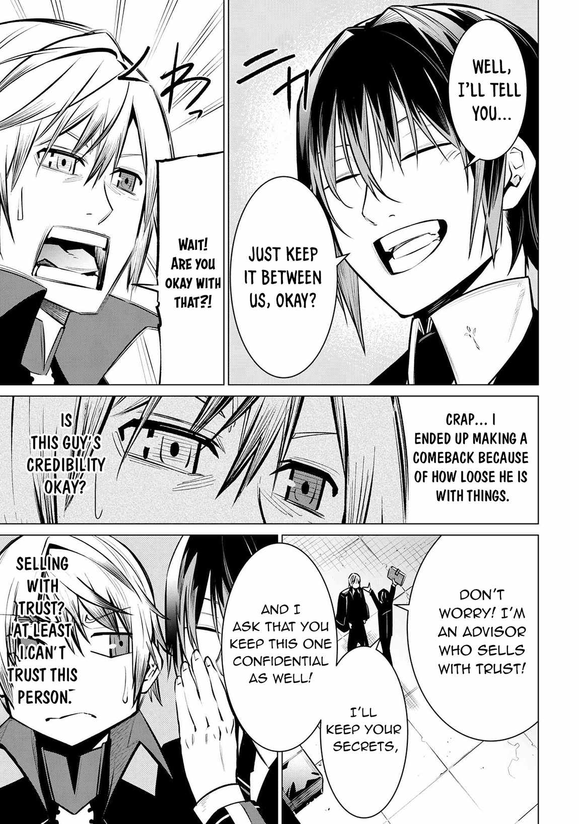 SSS-Rank Dungeon de Knife Ippon Tewatasare Tsuihou Sareta Shiro Madoushi: Yggdrasil no Noroi ni Yori Jakuten de Aru Maryoku Fusoku o Kokufukushi Sekai Saikyou e to Itaru Chapter 17.2 - Page 14