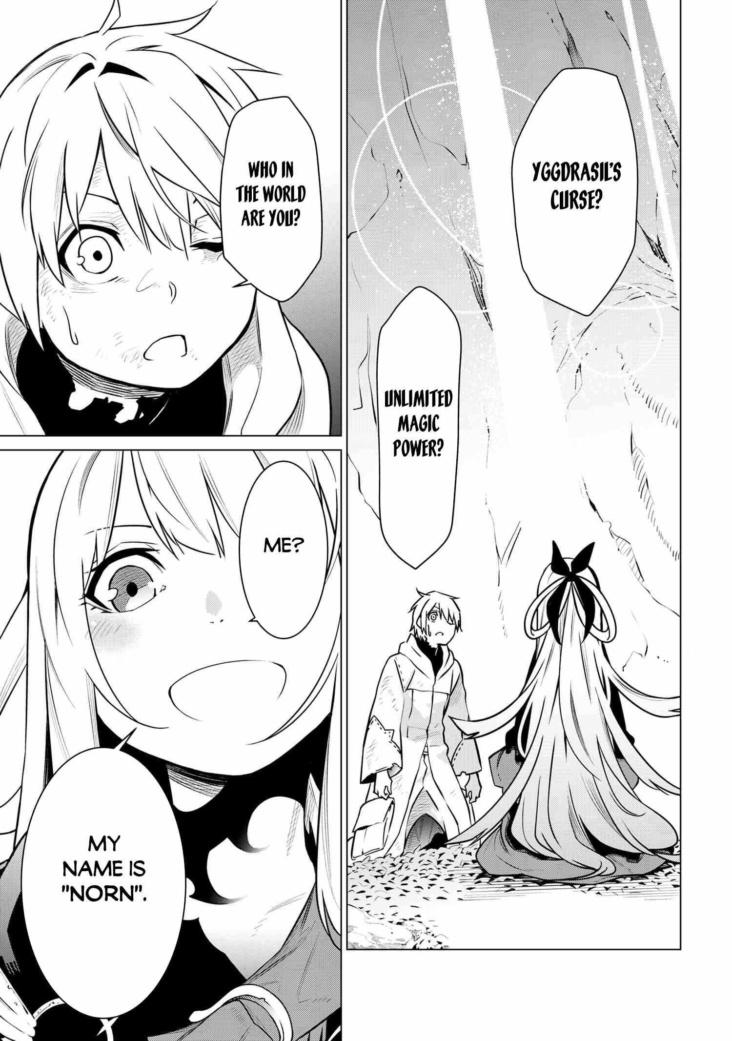 SSS-Rank Dungeon de Knife Ippon Tewatasare Tsuihou Sareta Shiro Madoushi: Yggdrasil no Noroi ni Yori Jakuten de Aru Maryoku Fusoku o Kokufukushi Sekai Saikyou e to Itaru Chapter 2.1 - Page 2