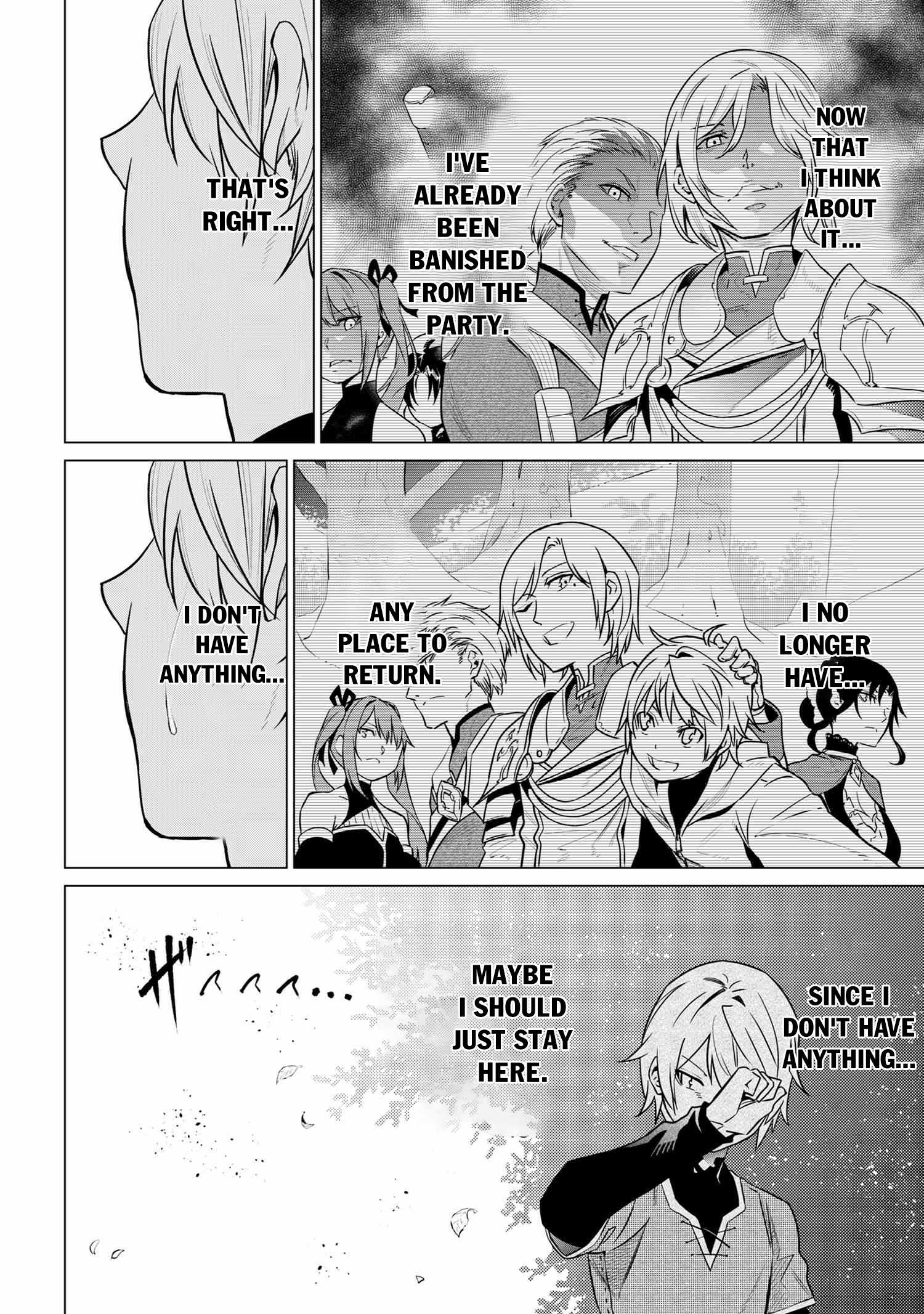 SSS-Rank Dungeon de Knife Ippon Tewatasare Tsuihou Sareta Shiro Madoushi: Yggdrasil no Noroi ni Yori Jakuten de Aru Maryoku Fusoku o Kokufukushi Sekai Saikyou e to Itaru Chapter 2.1 - Page 15