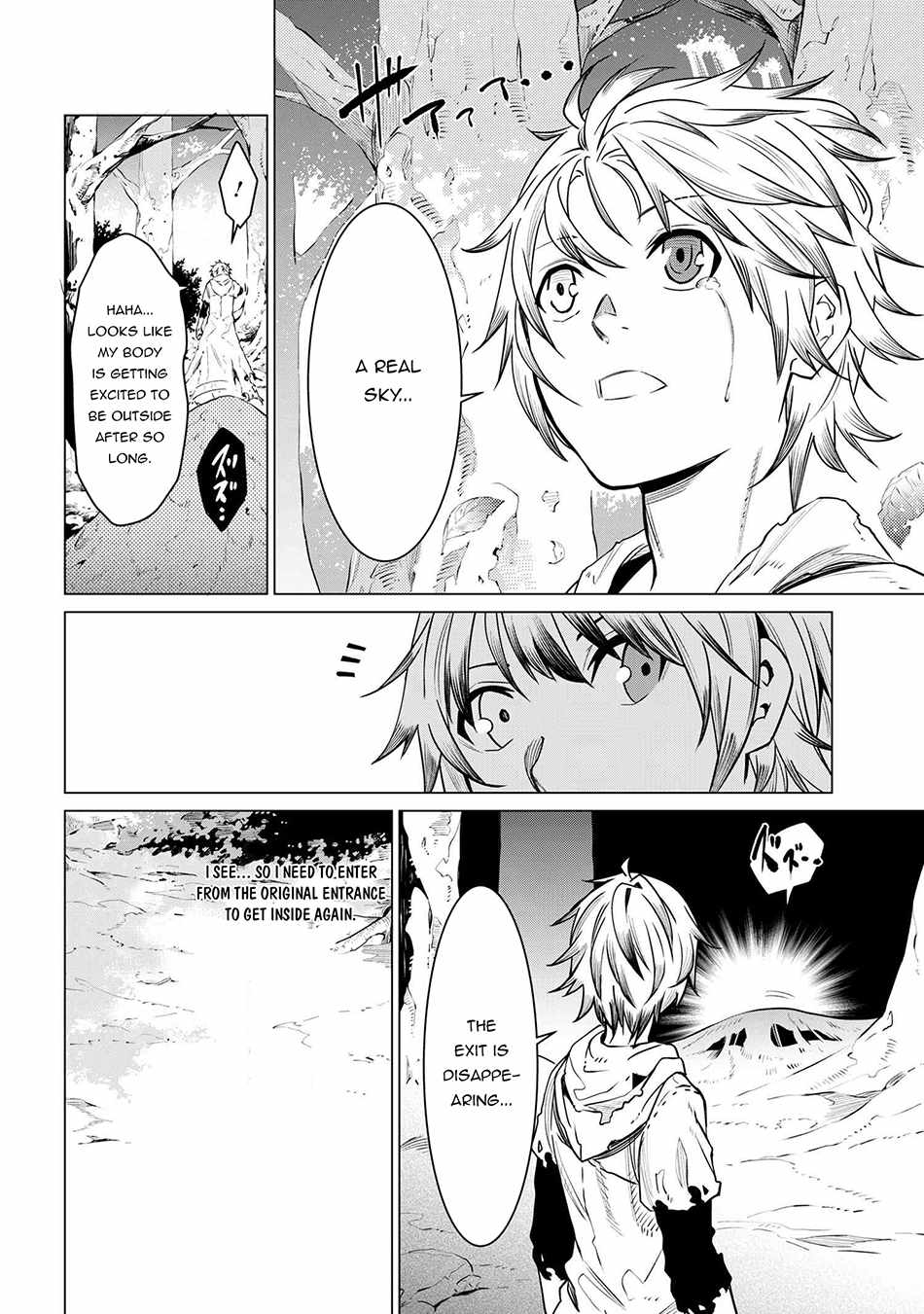 SSS-Rank Dungeon de Knife Ippon Tewatasare Tsuihou Sareta Shiro Madoushi: Yggdrasil no Noroi ni Yori Jakuten de Aru Maryoku Fusoku o Kokufukushi Sekai Saikyou e to Itaru Chapter 3.2 - Page 19