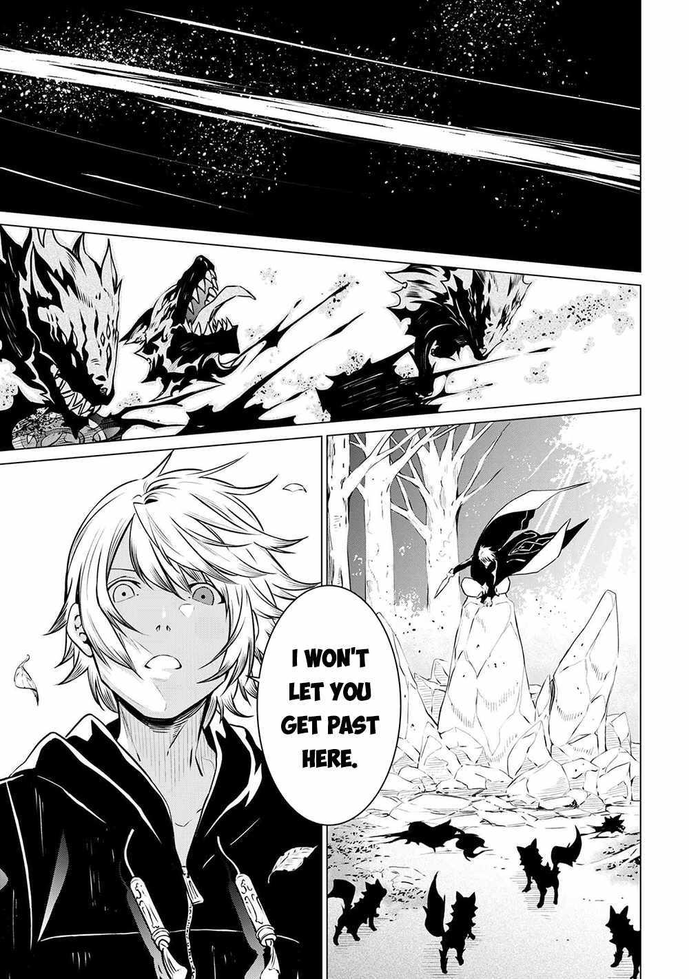 SSS-Rank Dungeon de Knife Ippon Tewatasare Tsuihou Sareta Shiro Madoushi: Yggdrasil no Noroi ni Yori Jakuten de Aru Maryoku Fusoku o Kokufukushi Sekai Saikyou e to Itaru Chapter 5.1 - Page 18