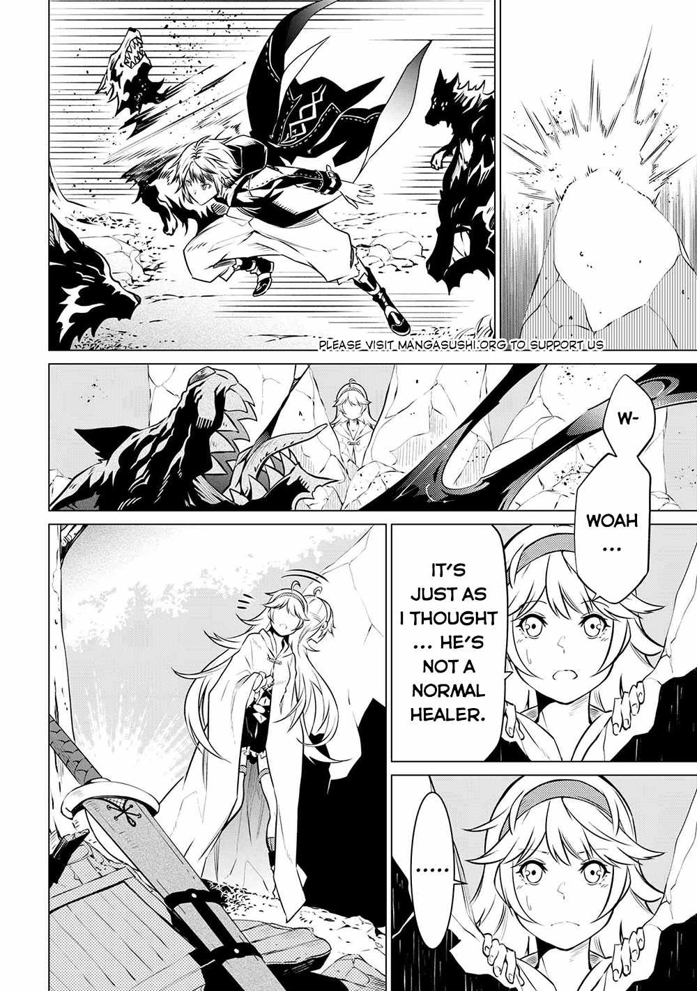 SSS-Rank Dungeon de Knife Ippon Tewatasare Tsuihou Sareta Shiro Madoushi: Yggdrasil no Noroi ni Yori Jakuten de Aru Maryoku Fusoku o Kokufukushi Sekai Saikyou e to Itaru Chapter 5.1 - Page 19