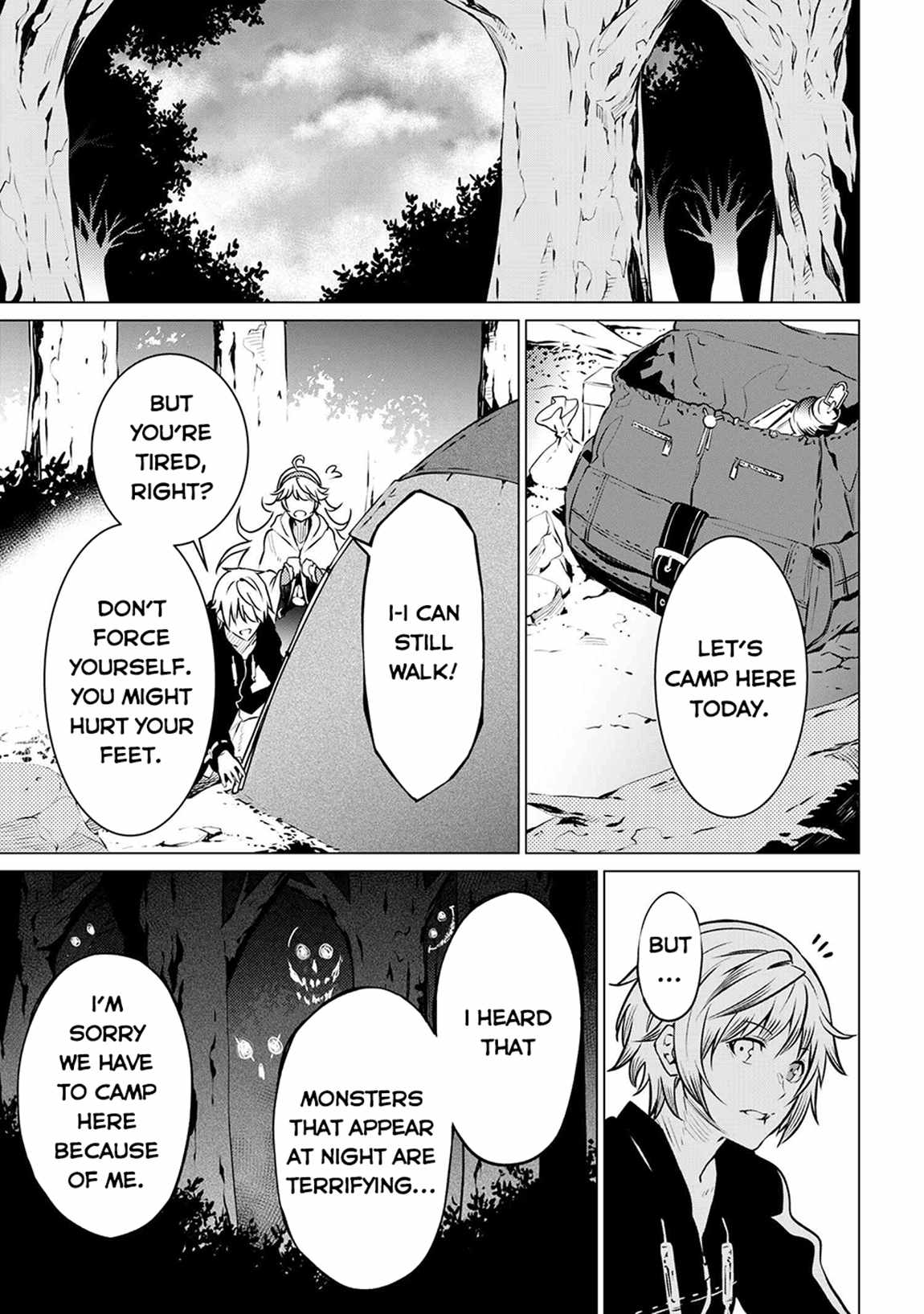 SSS-Rank Dungeon de Knife Ippon Tewatasare Tsuihou Sareta Shiro Madoushi: Yggdrasil no Noroi ni Yori Jakuten de Aru Maryoku Fusoku o Kokufukushi Sekai Saikyou e to Itaru Chapter 5.2 - Page 16