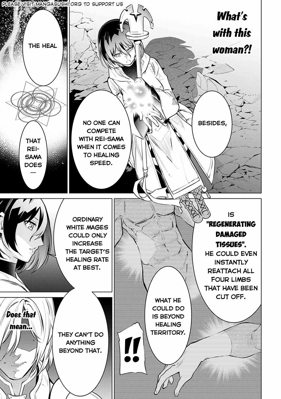 SSS-Rank Dungeon de Knife Ippon Tewatasare Tsuihou Sareta Shiro Madoushi: Yggdrasil no Noroi ni Yori Jakuten de Aru Maryoku Fusoku o Kokufukushi Sekai Saikyou e to Itaru Chapter 6.2 - Page 13