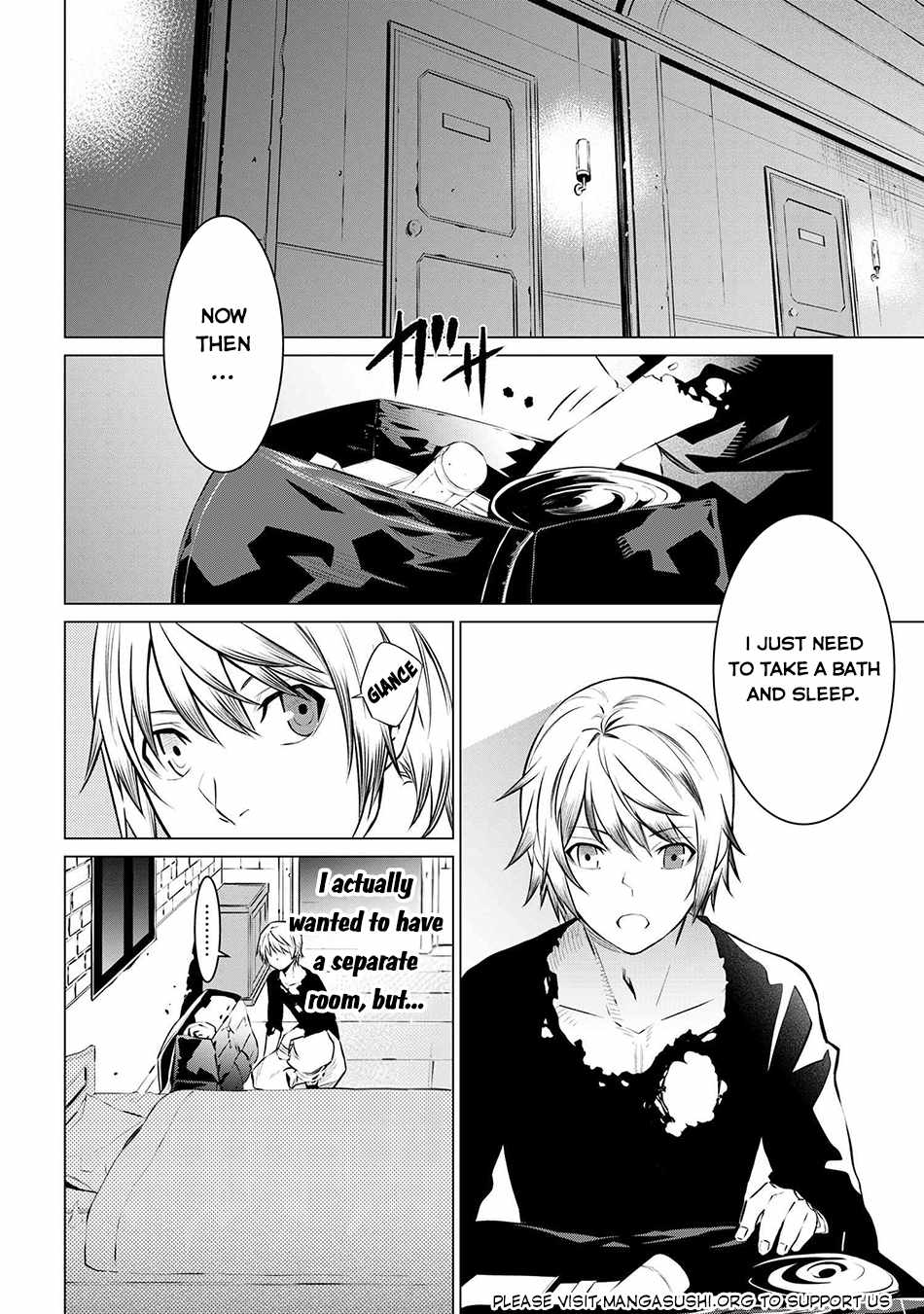 SSS-Rank Dungeon de Knife Ippon Tewatasare Tsuihou Sareta Shiro Madoushi: Yggdrasil no Noroi ni Yori Jakuten de Aru Maryoku Fusoku o Kokufukushi Sekai Saikyou e to Itaru Chapter 9.3 - Page 6