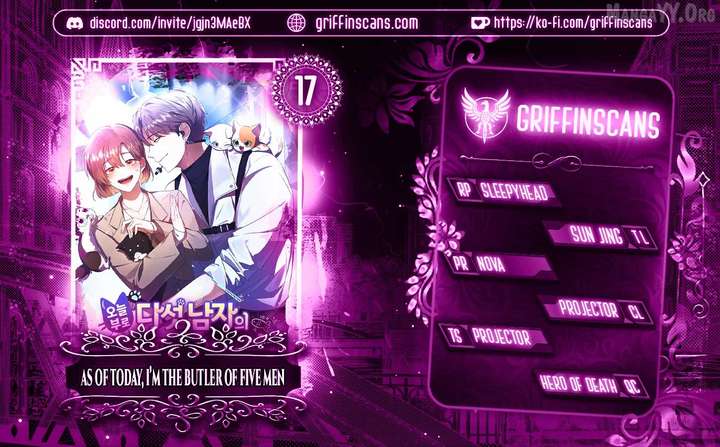 Starting Today, I’m the Butler of Five Men Chapter 17 - Page 1