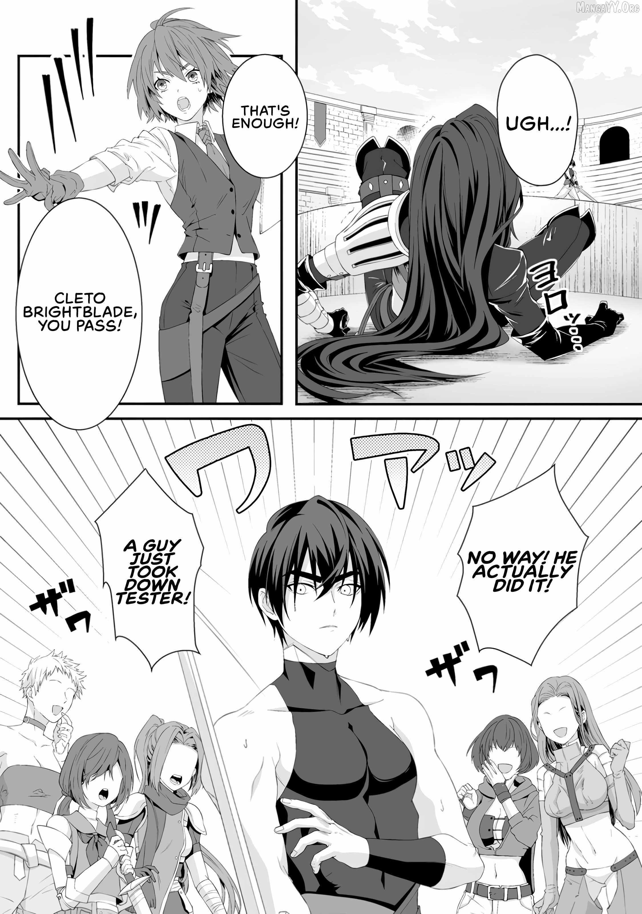 Teisou Gyakuten Sekai De Yuiitsu No Otoko Kishi No Ore, Onna Kishi Gakuen Ni Nyuugaku Shitara Nazeka Eiyou Atsukai Sareta ~Zetsurin Skill De Harem Musou~ Chapter 3 - Page 10