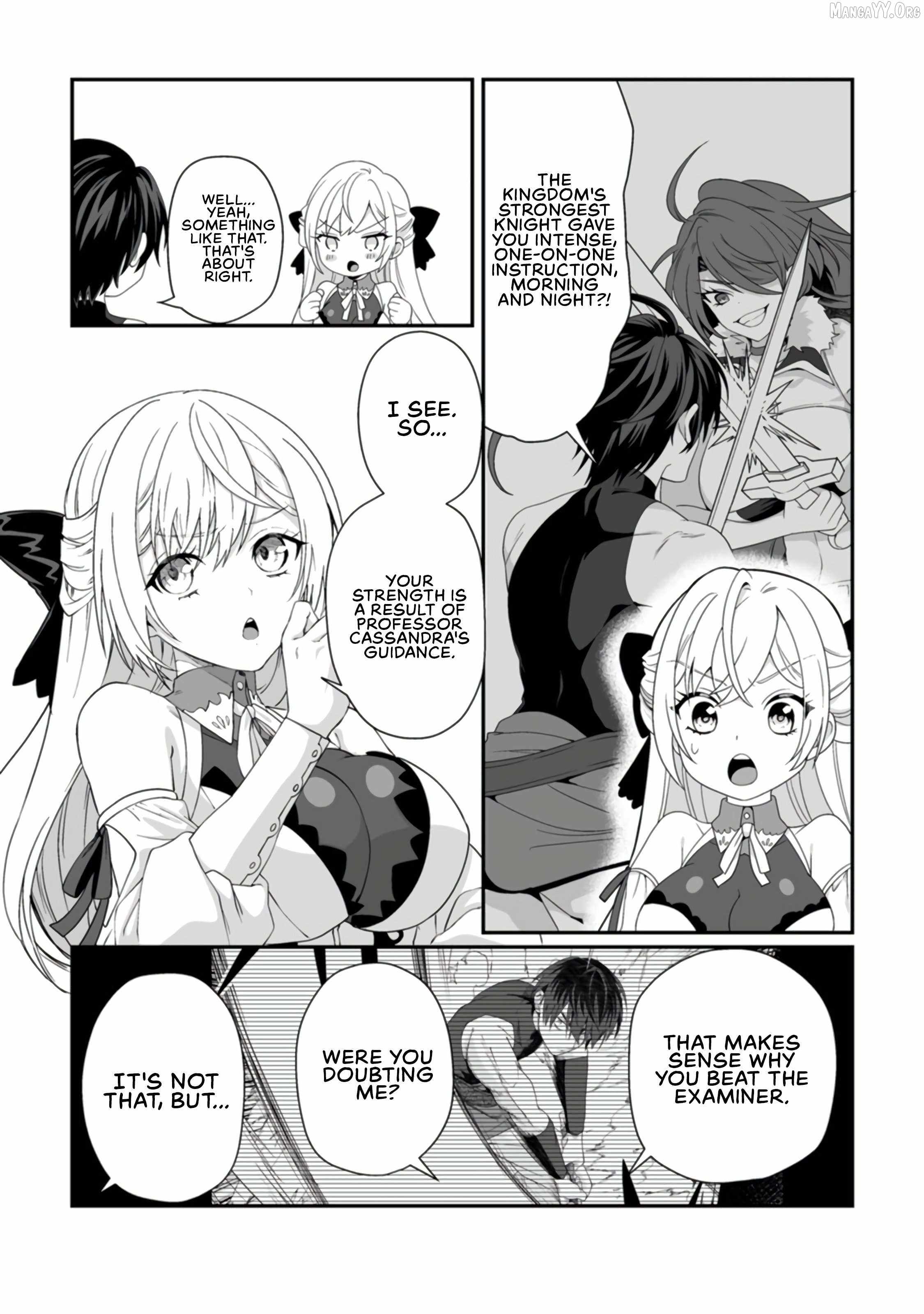 Teisou Gyakuten Sekai De Yuiitsu No Otoko Kishi No Ore, Onna Kishi Gakuen Ni Nyuugaku Shitara Nazeka Eiyou Atsukai Sareta ~Zetsurin Skill De Harem Musou~ Chapter 4 - Page 22