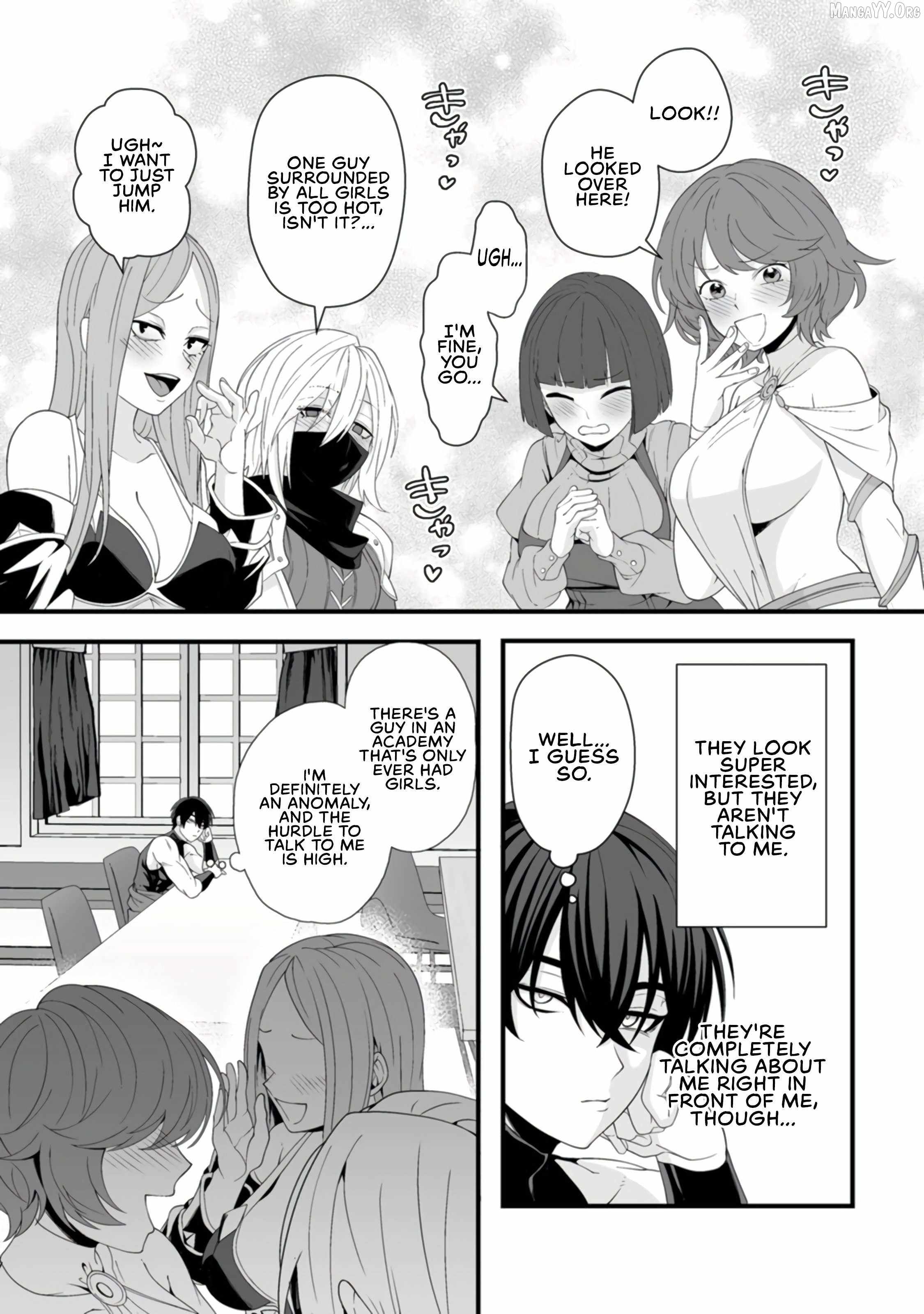 Teisou Gyakuten Sekai De Yuiitsu No Otoko Kishi No Ore, Onna Kishi Gakuen Ni Nyuugaku Shitara Nazeka Eiyou Atsukai Sareta ~Zetsurin Skill De Harem Musou~ Chapter 4 - Page 28