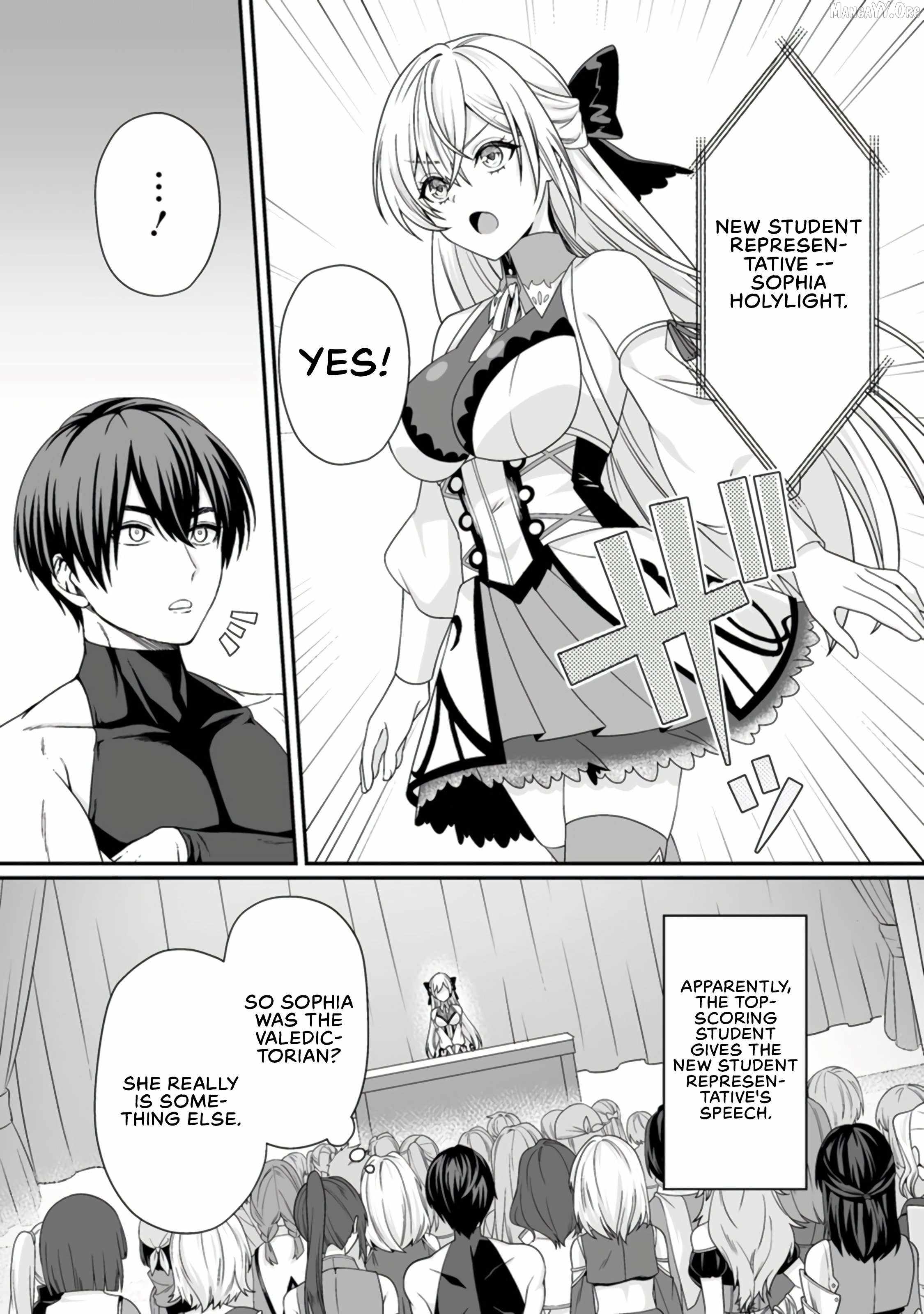 Teisou Gyakuten Sekai De Yuiitsu No Otoko Kishi No Ore, Onna Kishi Gakuen Ni Nyuugaku Shitara Nazeka Eiyou Atsukai Sareta ~Zetsurin Skill De Harem Musou~ Chapter 4 - Page 5