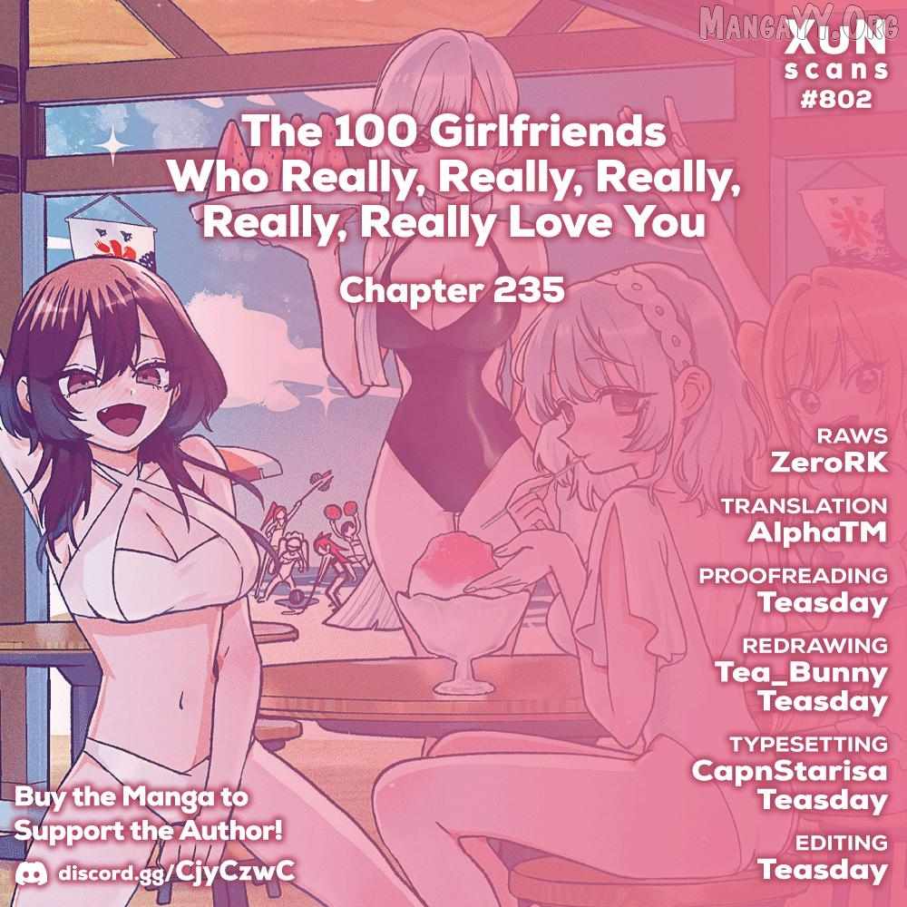 The 100 Girlfriends Who Really, Really, Really, Really, Really Love You Chapter 235 - Page 1