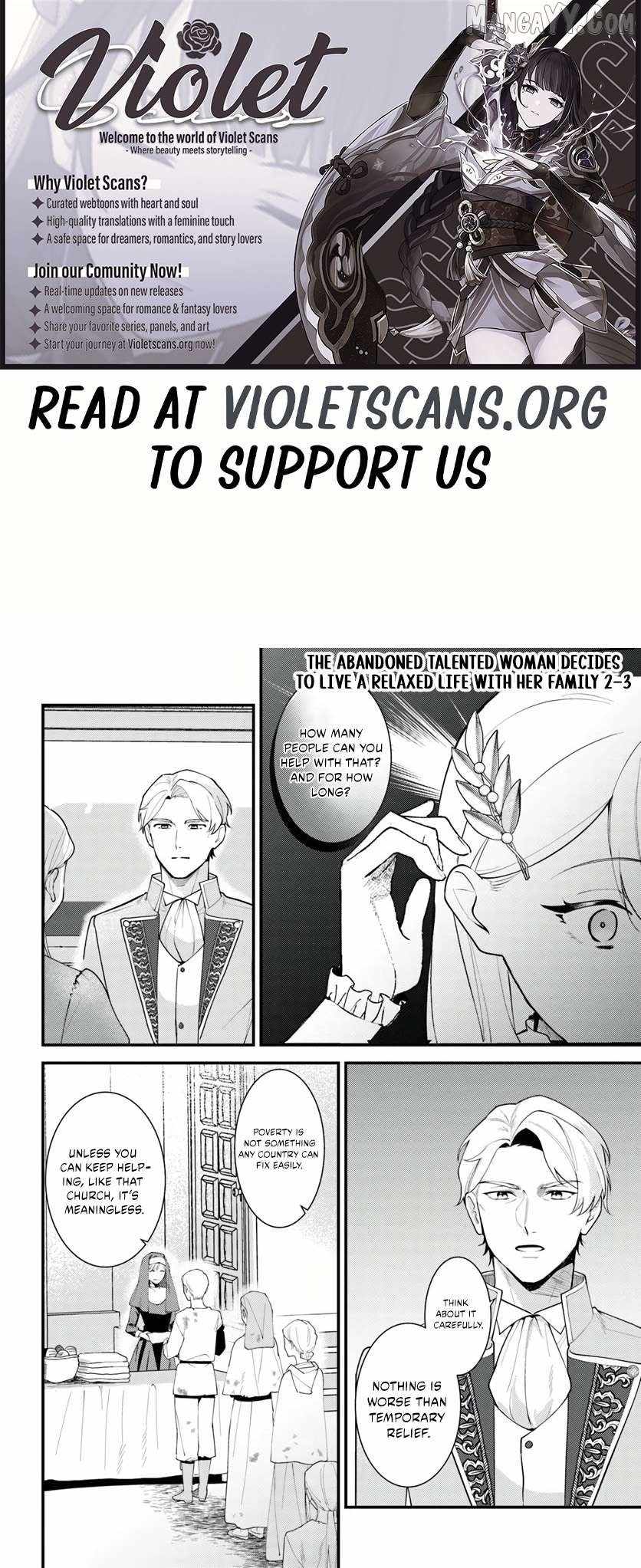 The Abandoned Talented Woman Decides to Live a Relaxed Life with Her Family Chapter 2.4 - Page 1