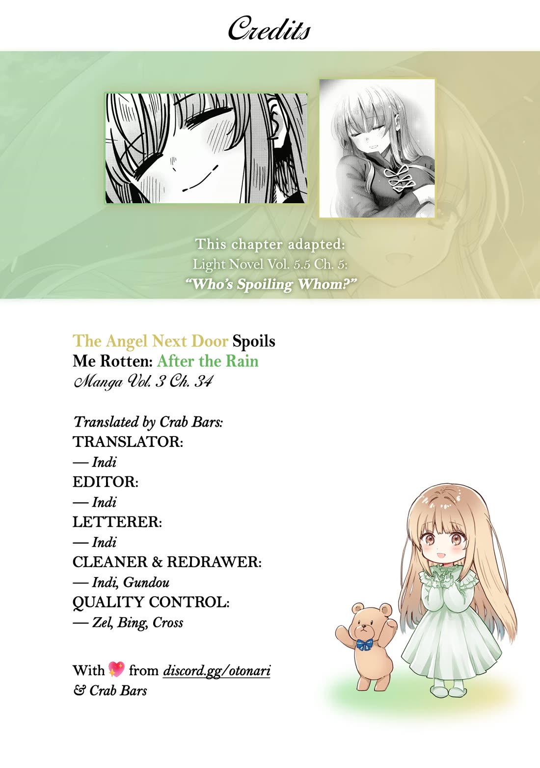 The Angel Next Door Spoils Me Rotten: After the Rain Chapter 34 - Page 14