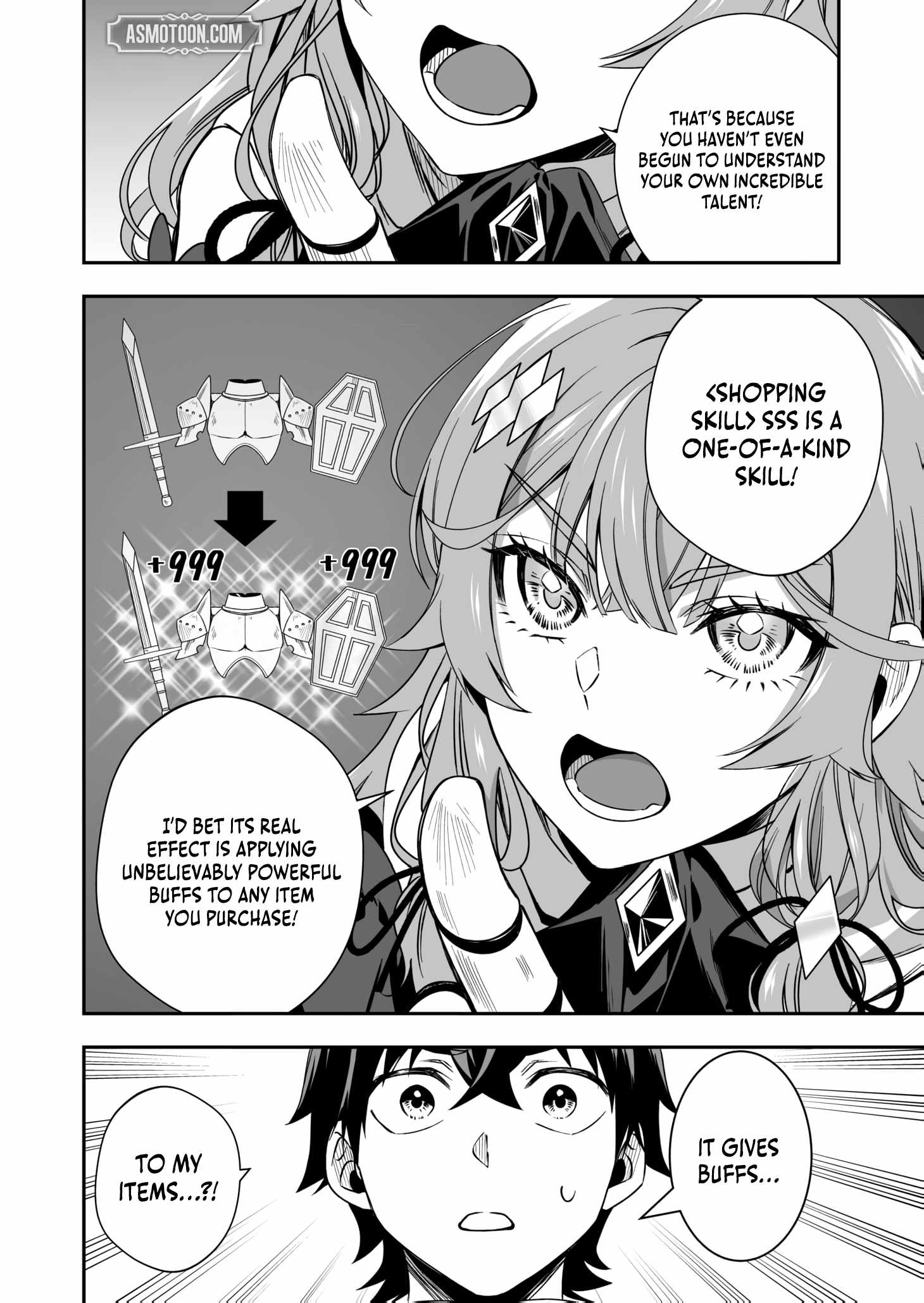 The Banished Errand Boy’s Invincible Equipment Powered by an SSS-Rank Shopping Skill ~Aiming to Be the Ultimate Party by Super-Enhancing Everything I Buy!~ Chapter 3 - Page 27