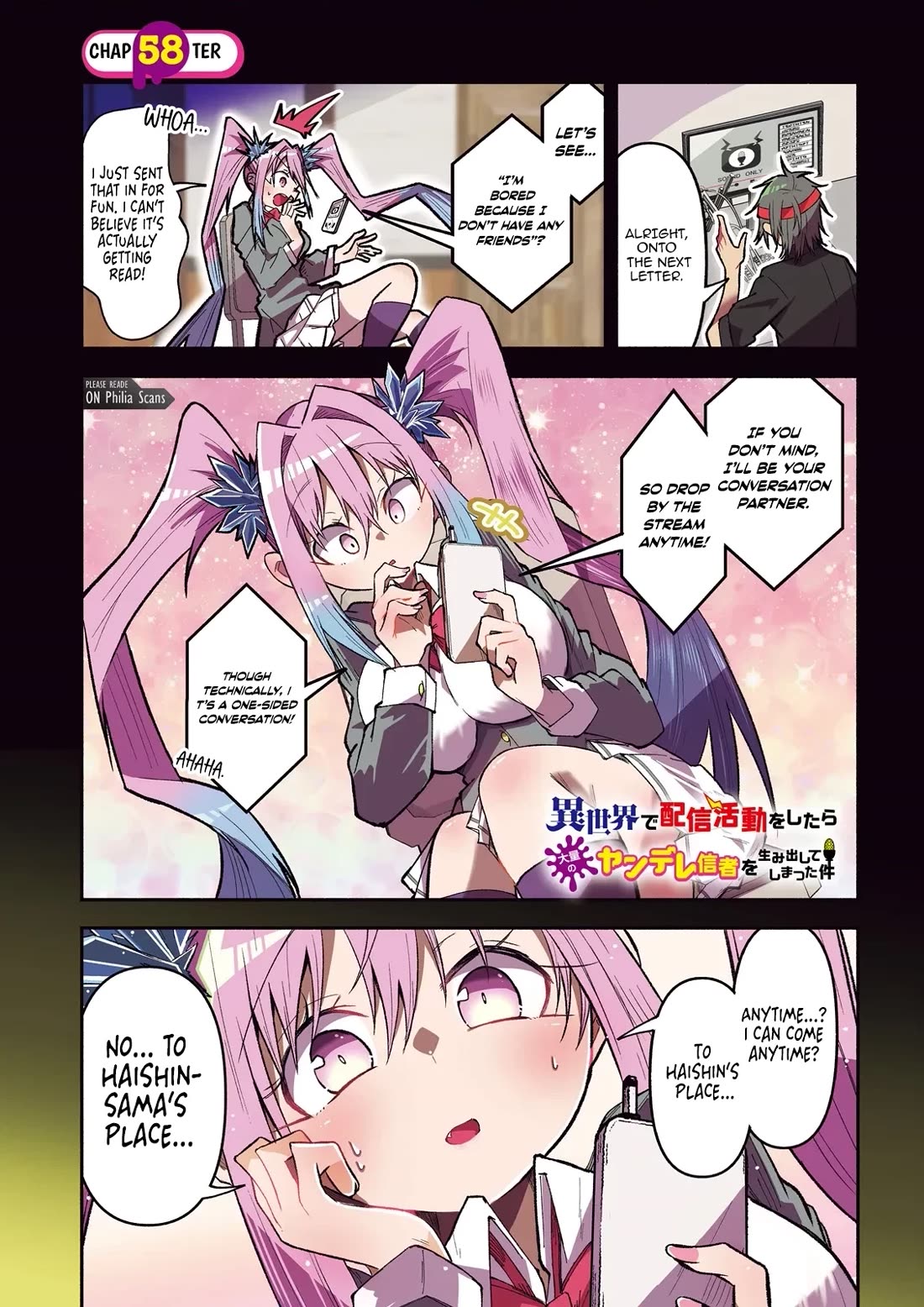 The Case in Which Streaming in Another World Led to the Creation of a Massive Yandere Following Chapter 58 - Page 1