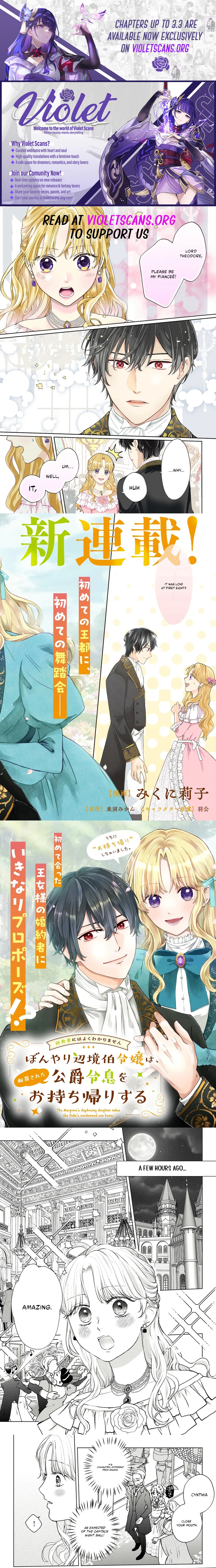 The Country Bumpkin Marquis’s Daughter Brings Home a Condemned Duke’s Son Chapter 1.1 - Page 1