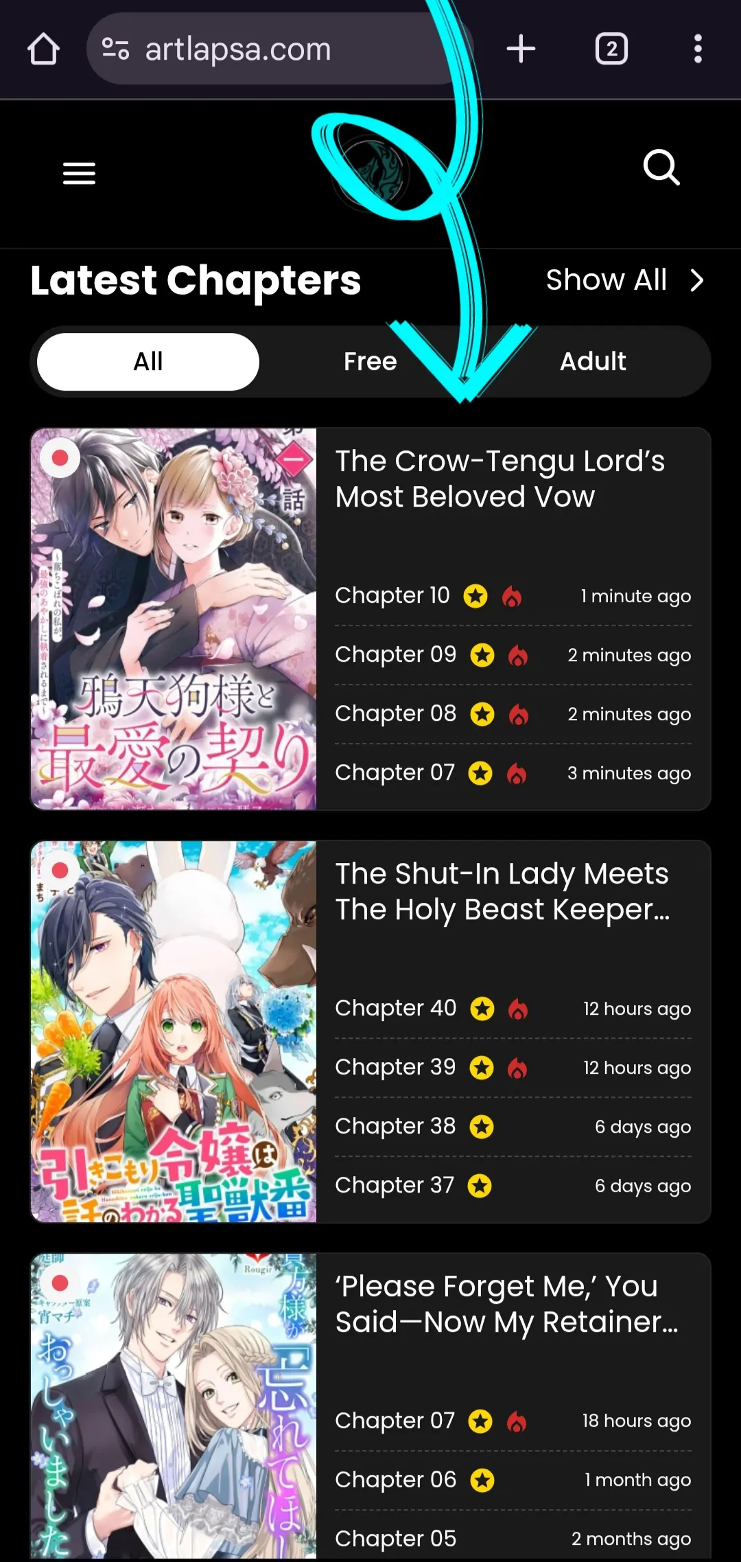 The Crow-Tengu Lord’s Most Beloved Vow Chapter 1 - Page 1