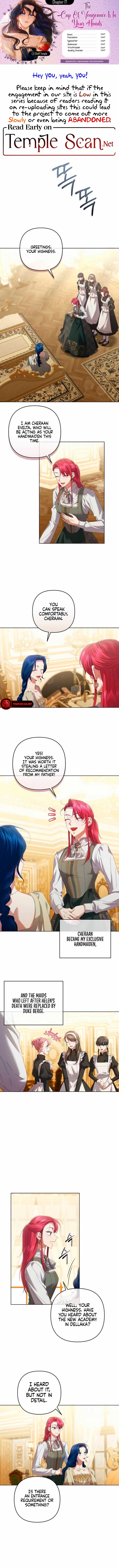 The Cup of Vengeance Is in Your Hands Chapter 17 - Page 1