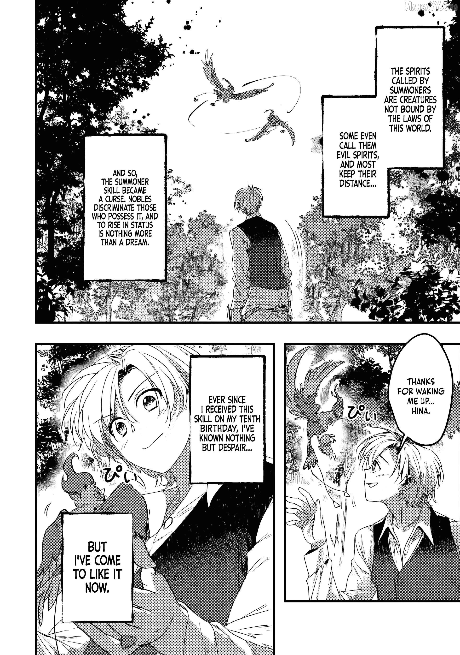 The Cursed Child Cast Aside Is Actually the World’s Strongest Summoner Chapter 1 - Page 7